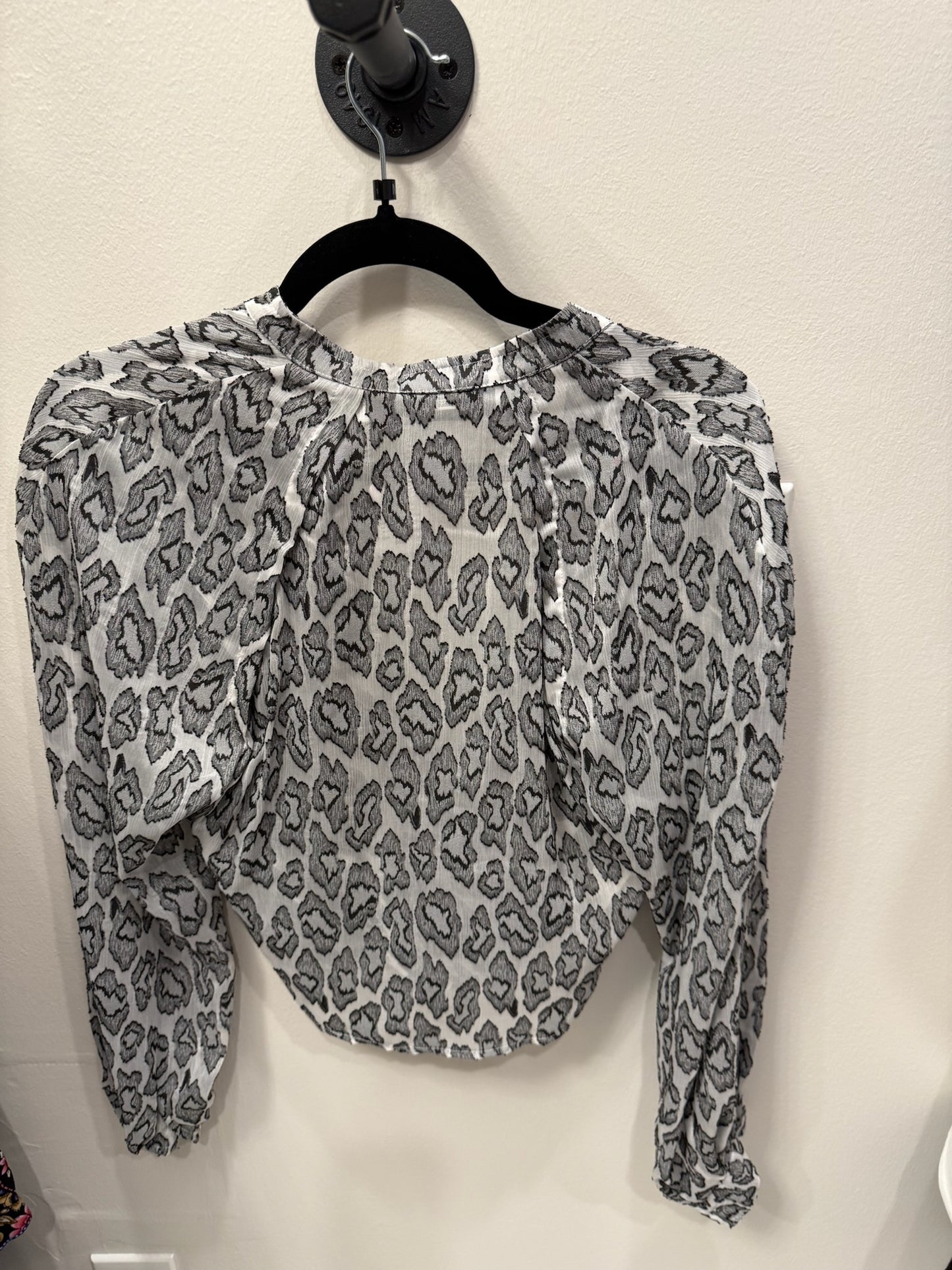 IRO Abstract Paris Tuba Blouse, Size 34