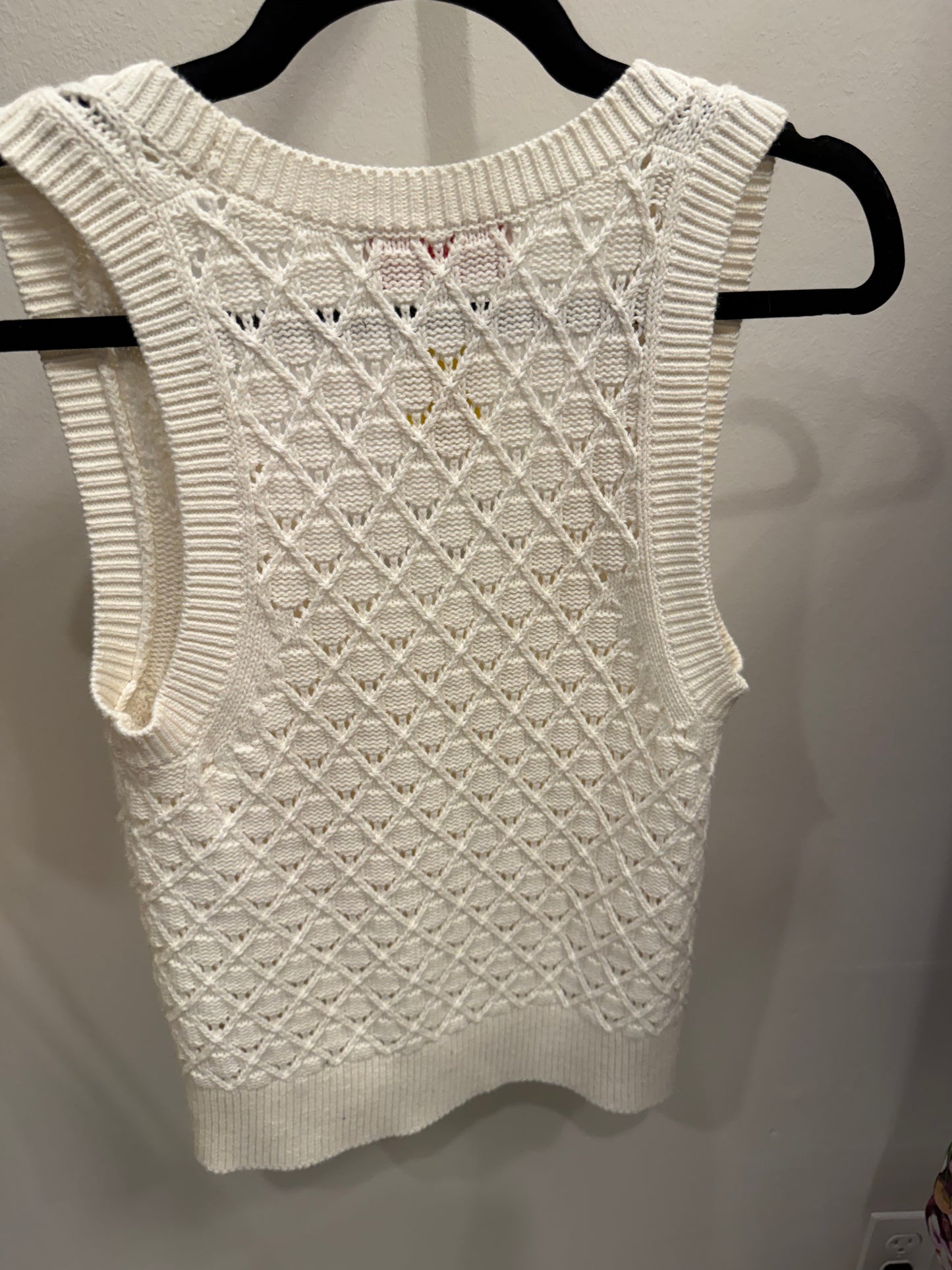 Kilte Ivory Knit Shirt/Short 2 PC Set, Size 0