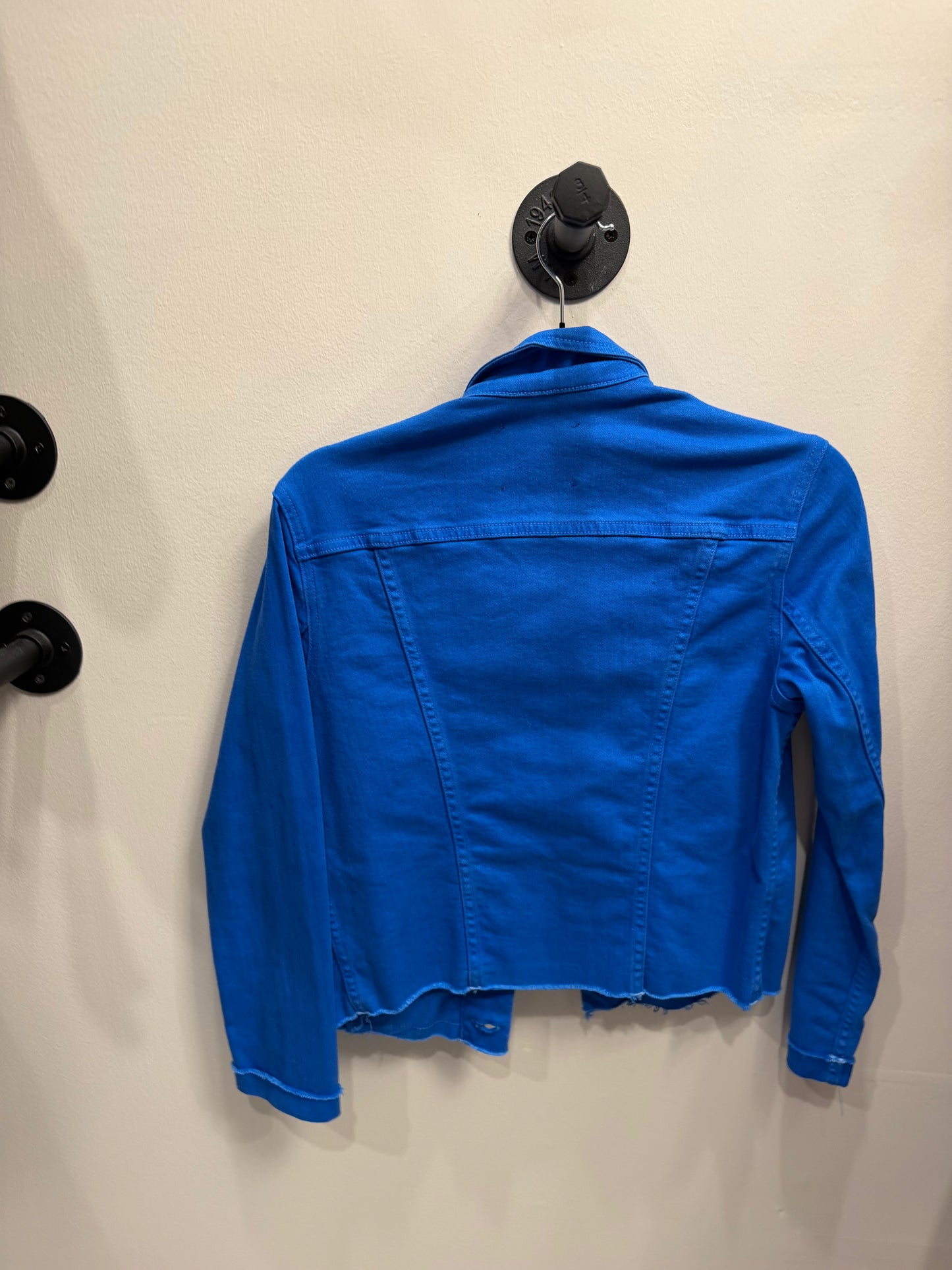 L'AGENCE Azure Denim Jacket, Size Small