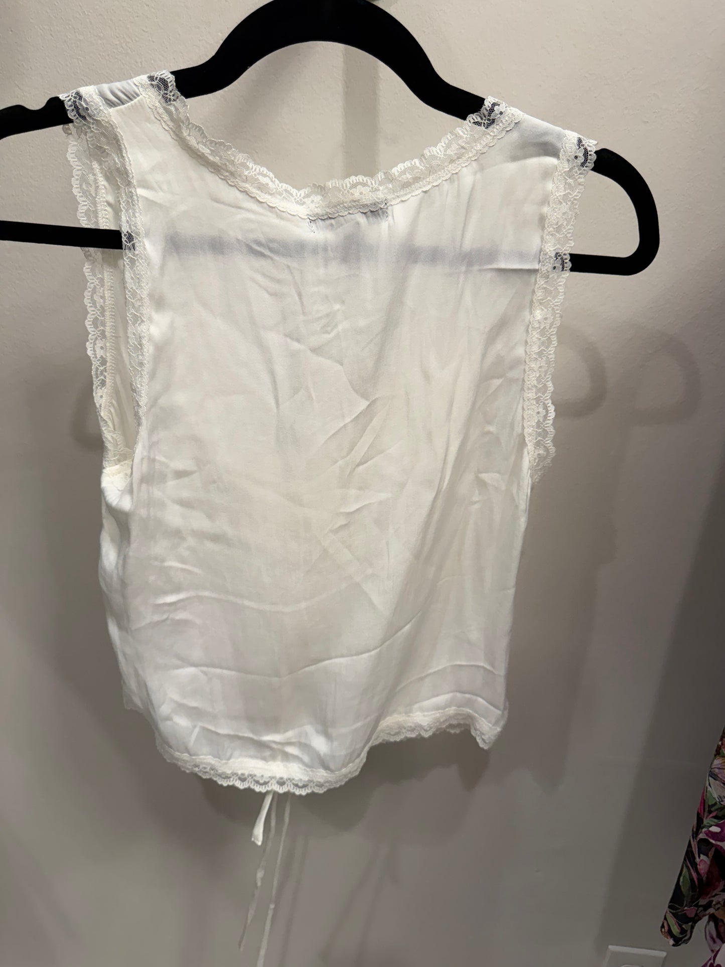 Aqua Front Tie Top, NWT, Size S