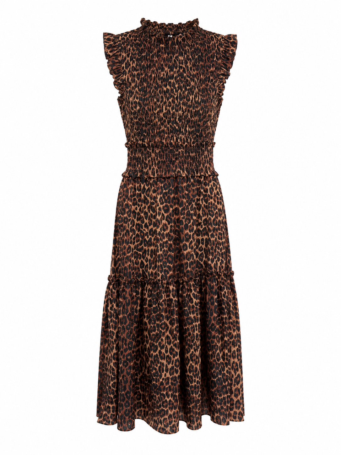 Rails Leopard Sleeveless Maxi Dress, Size S
