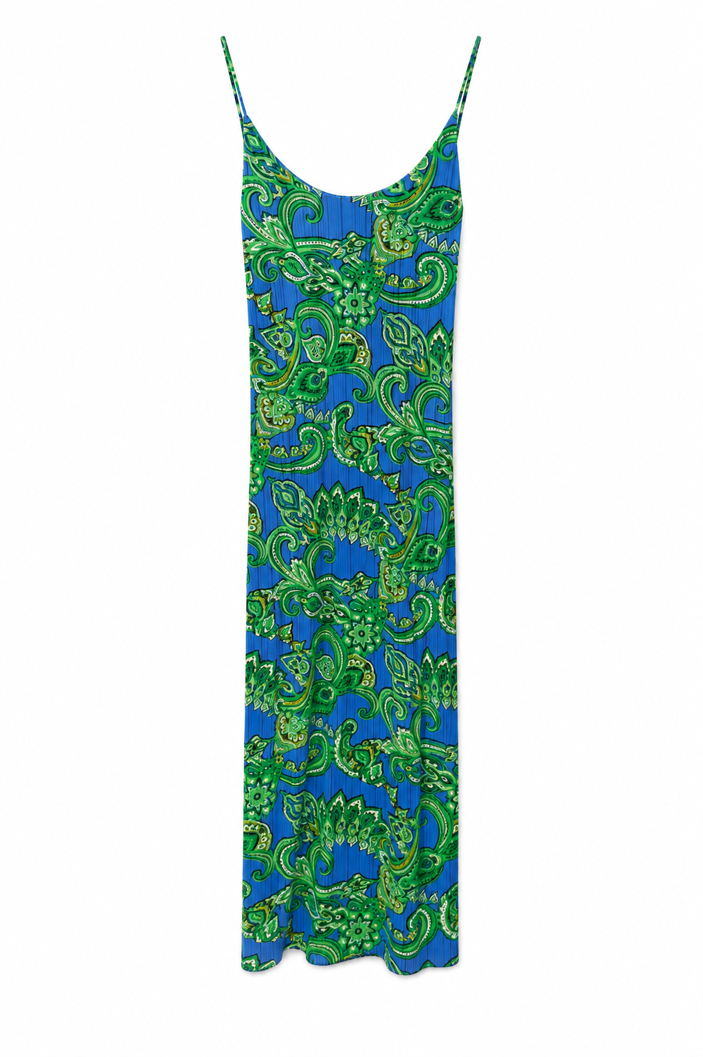 Alice + Olivia Blue and Green Maxi Dress, Size 2
