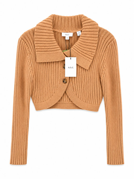 ALC Tinsley Cotton & Wool Crop Cardigan, NWT, Size M
