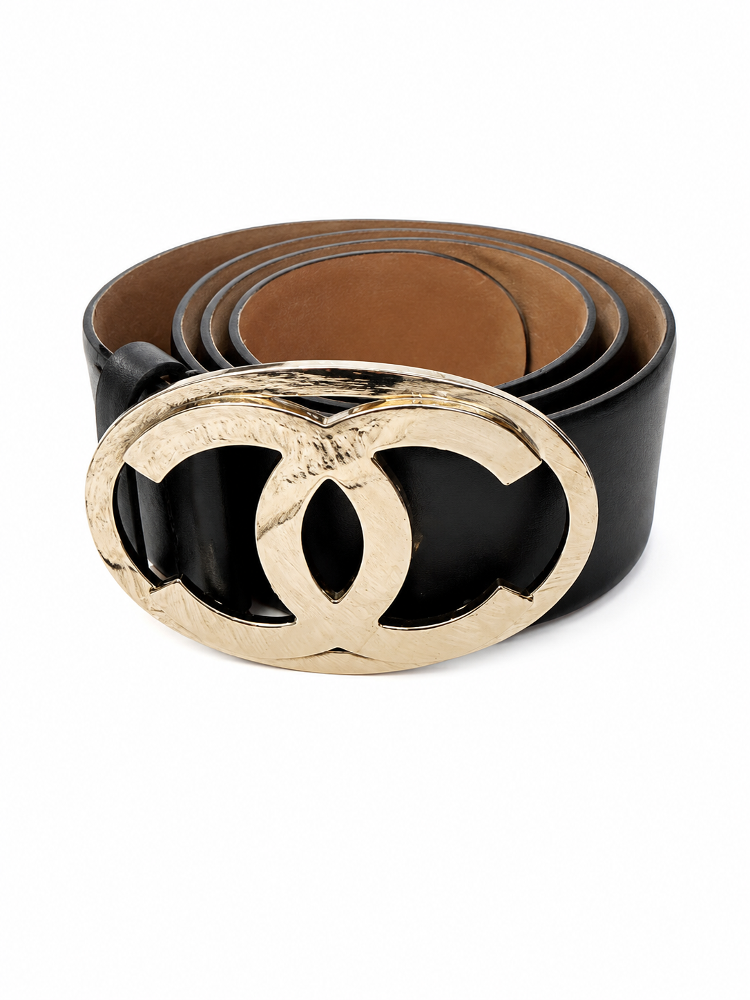 Chanel Black with Silver Belt, Size 75