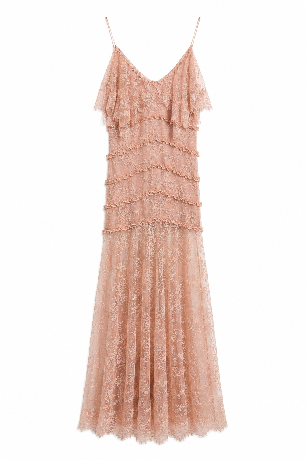 LoveShackFancy Pink Lace Dress, , NWT, Size 2