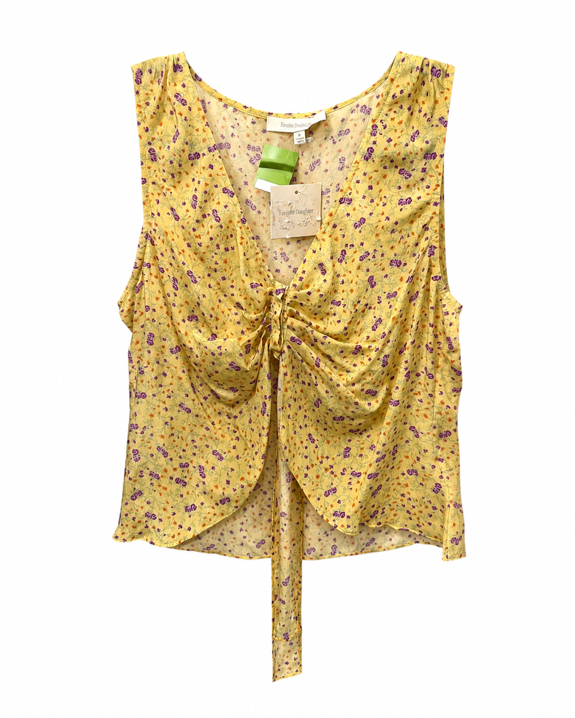 Favorite Daughter Tie Front Blouse, NWT, Size M