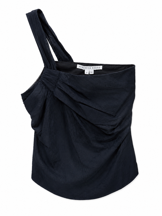 Veronica Beard Black One Strap Top, NWT, Size 12