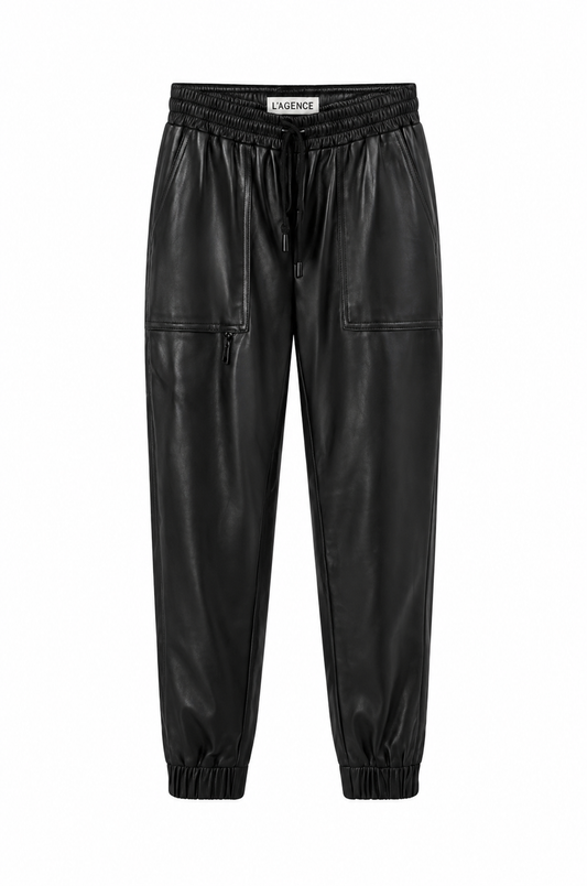 Blank NYC Leather Jogger, Size 24, NWT