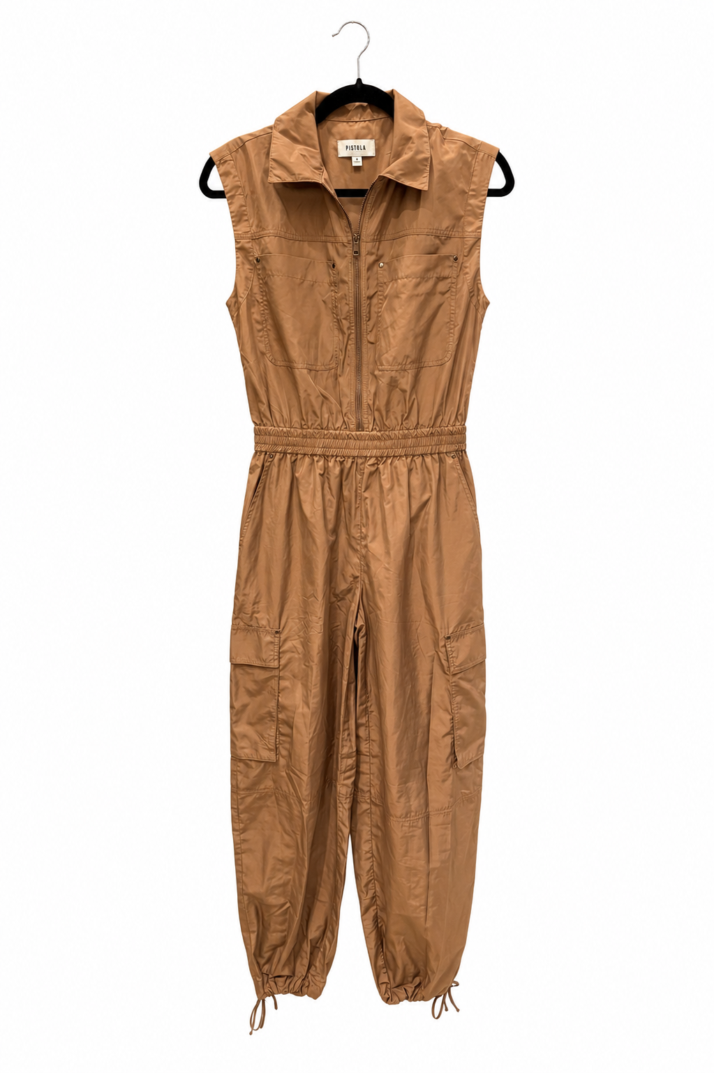 Pistola Brown/Taupe Jumpsuit, Size XS