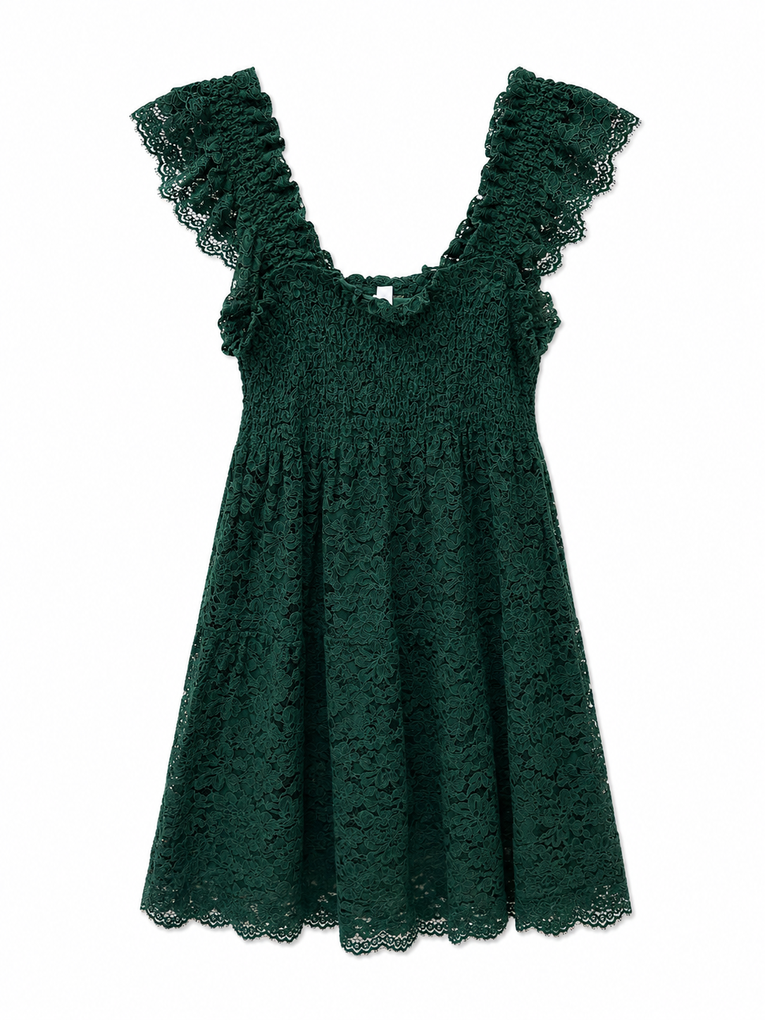 Green Hill House Collectors Edition 2022 Nap Dress Green Lace Elie With Slip, Size S