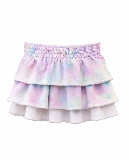 LoveShackFancy Tie Dye Skirt, XS