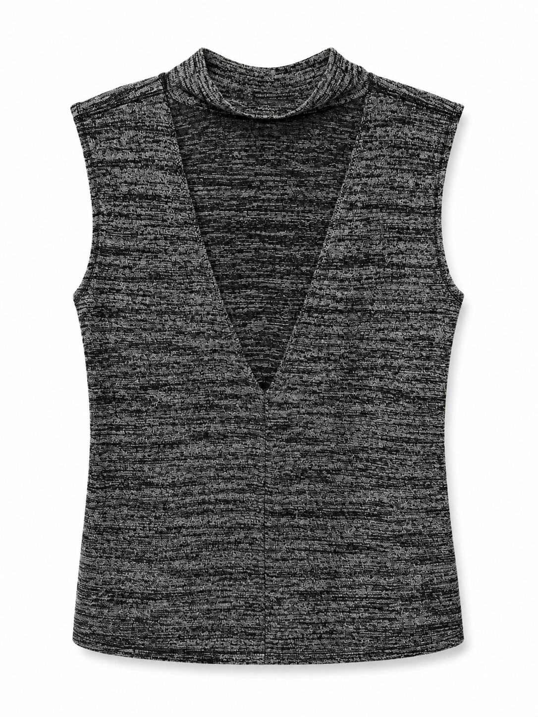 Rag & Bone Black and Silver Sleeveless Top, Size M