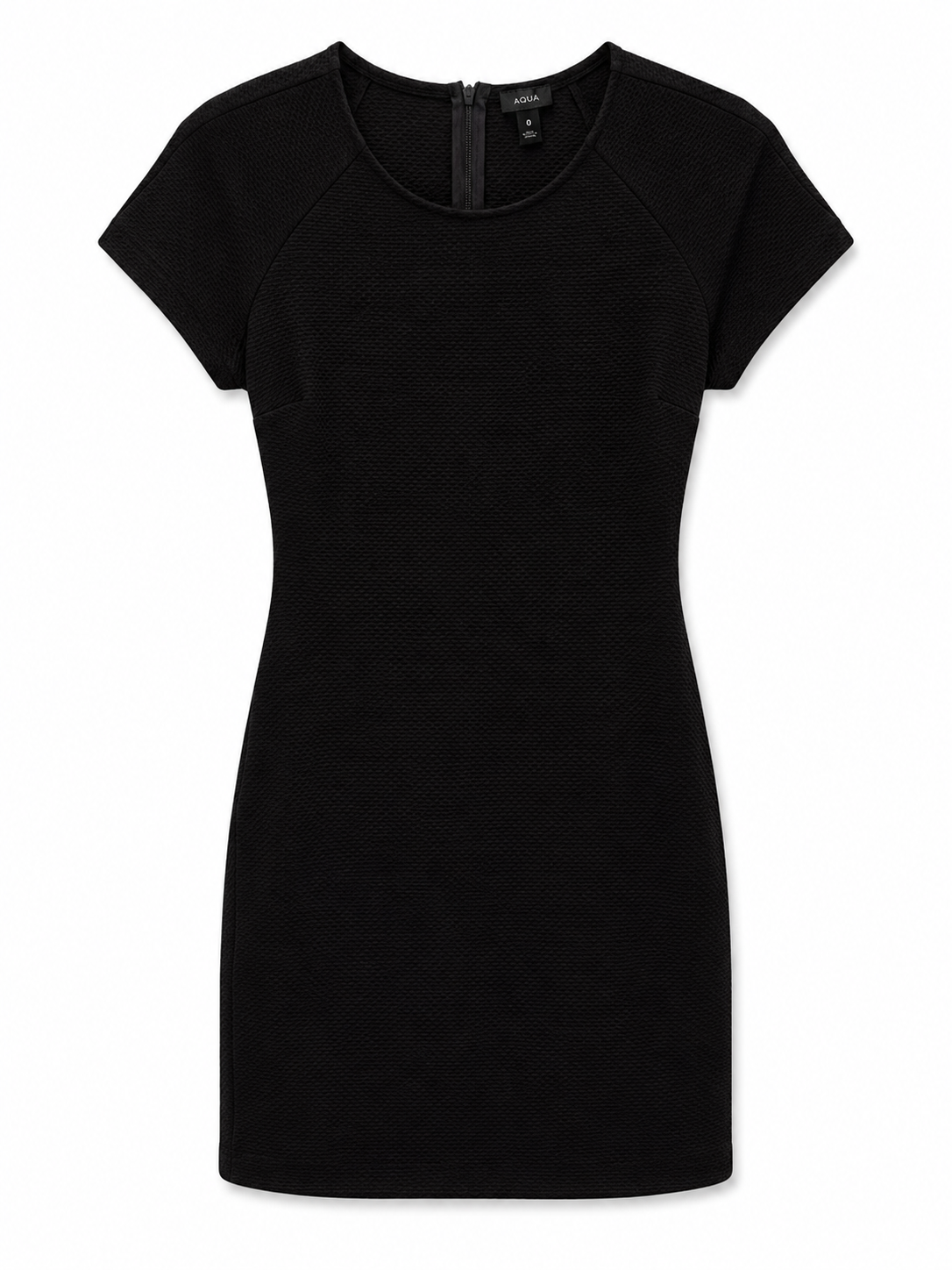 Aqua Black Short Sleeve Dress, Size S