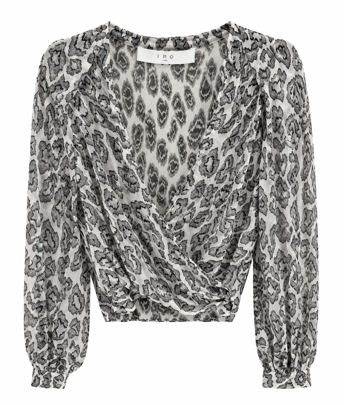 IRO Abstract Paris Tuba Blouse, Size 34