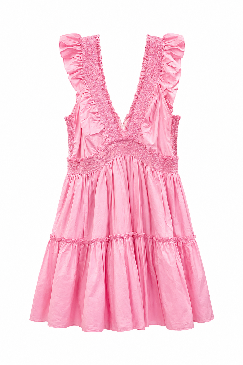 LoveShackFancy Poplar Dress Melon Kiss, NWT, Size Large