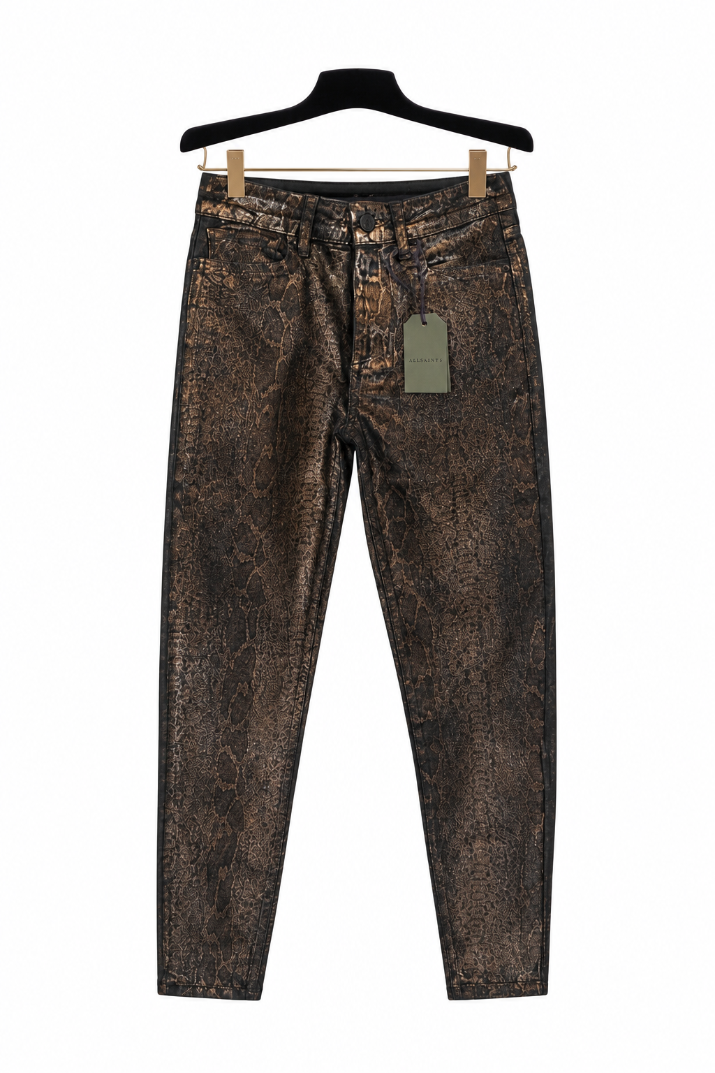 Allsaints Miller Snake Jeans, Size 26, NWT
