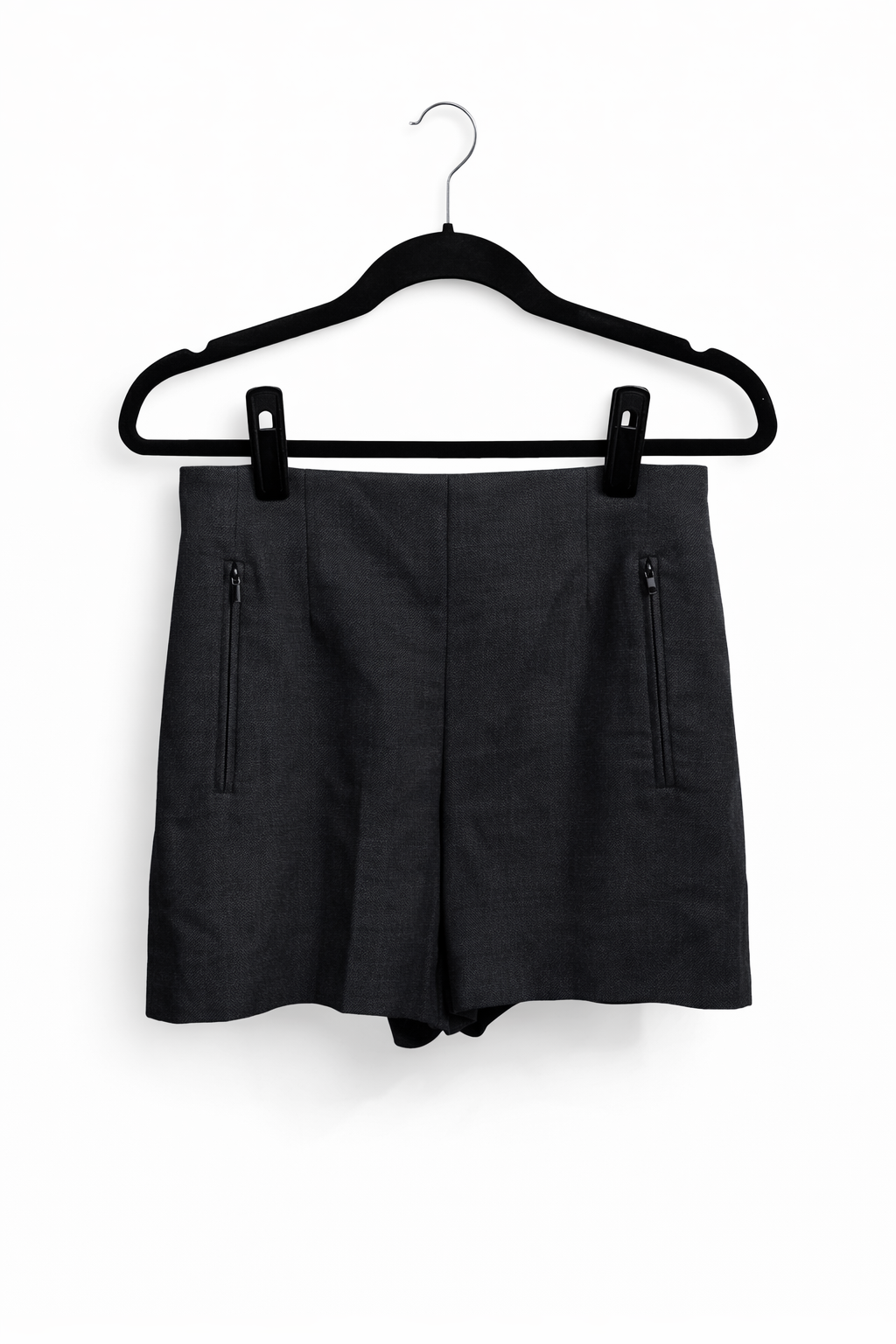 Club Monaco High Rise Shorts, Black, Size 8