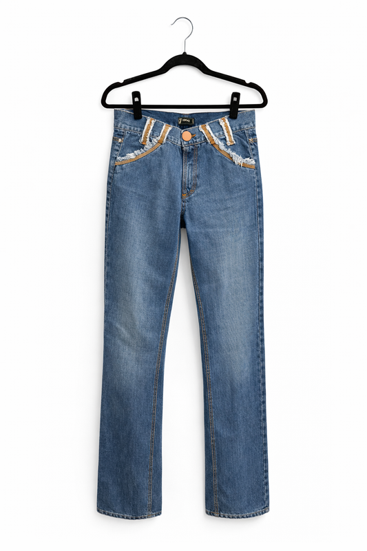 Versace Women's Y2K Italian Vintage Denim, NWT, Size 28