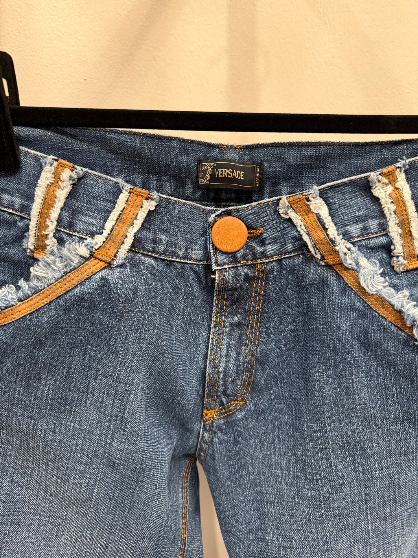 Versace Women's Y2K Italian Vintage Denim, NWT, Size 28