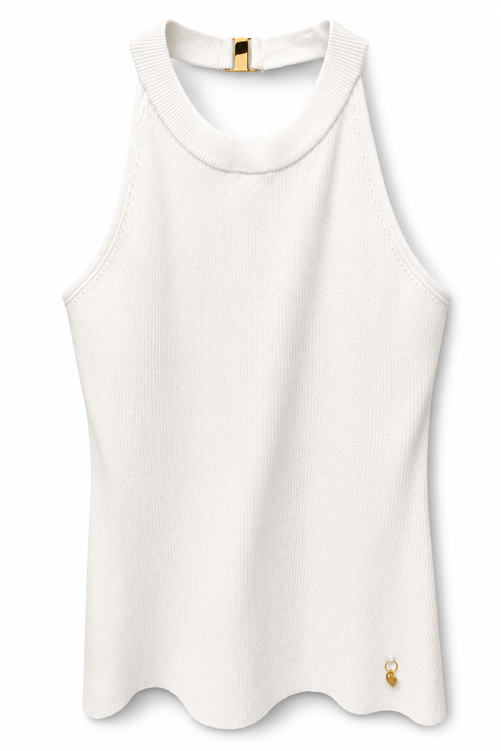 Milly White Halter, Size M