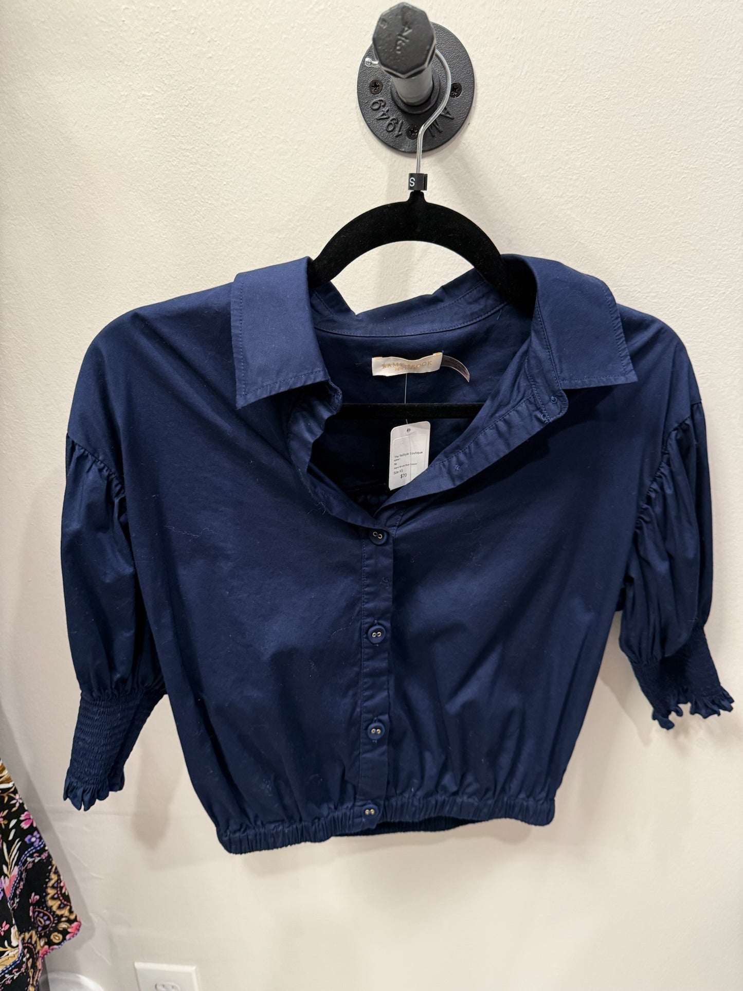 Ramy Brook Blue Blouse, Size XS