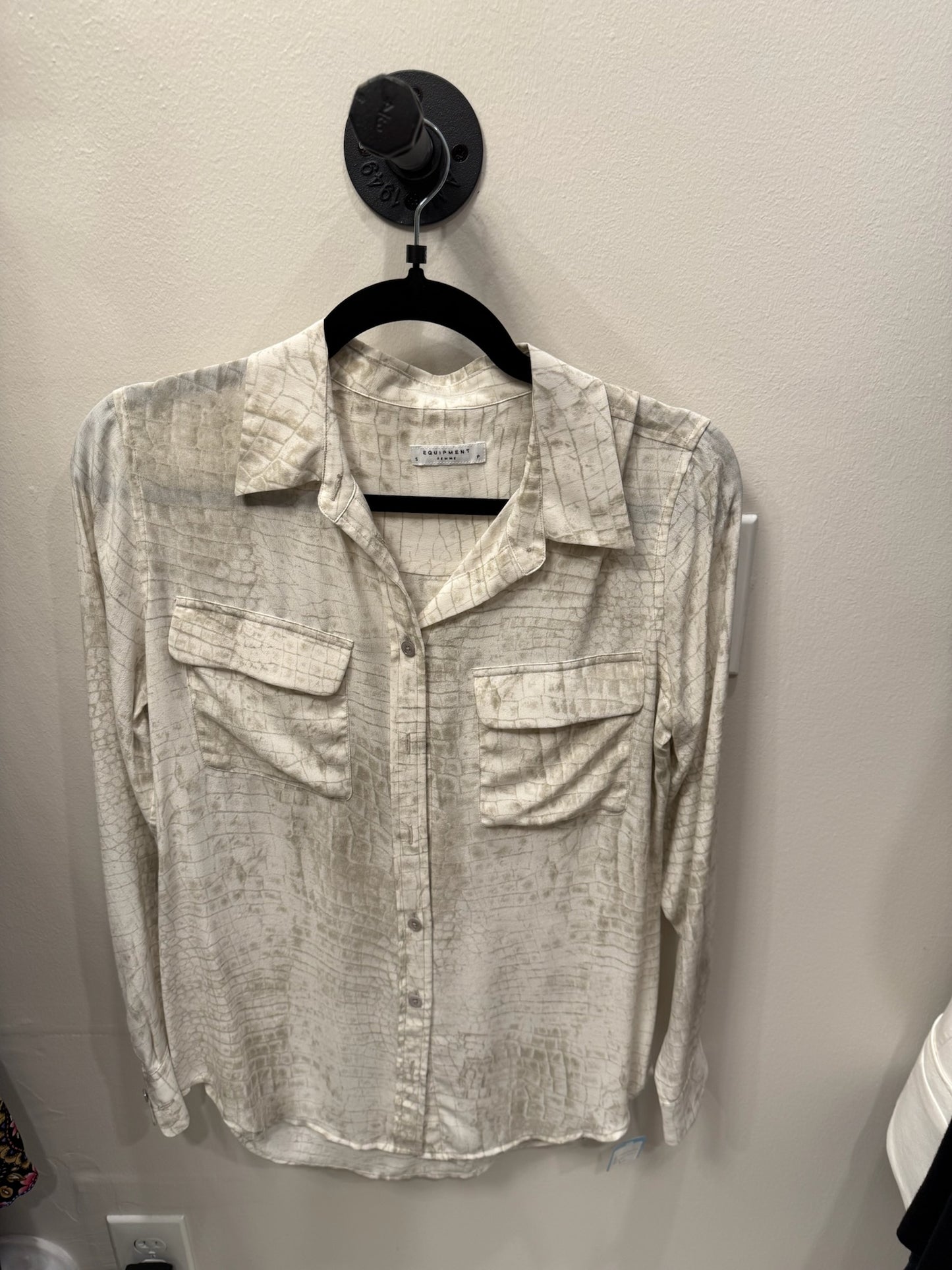 Equipment Button Down Shirt, Size S