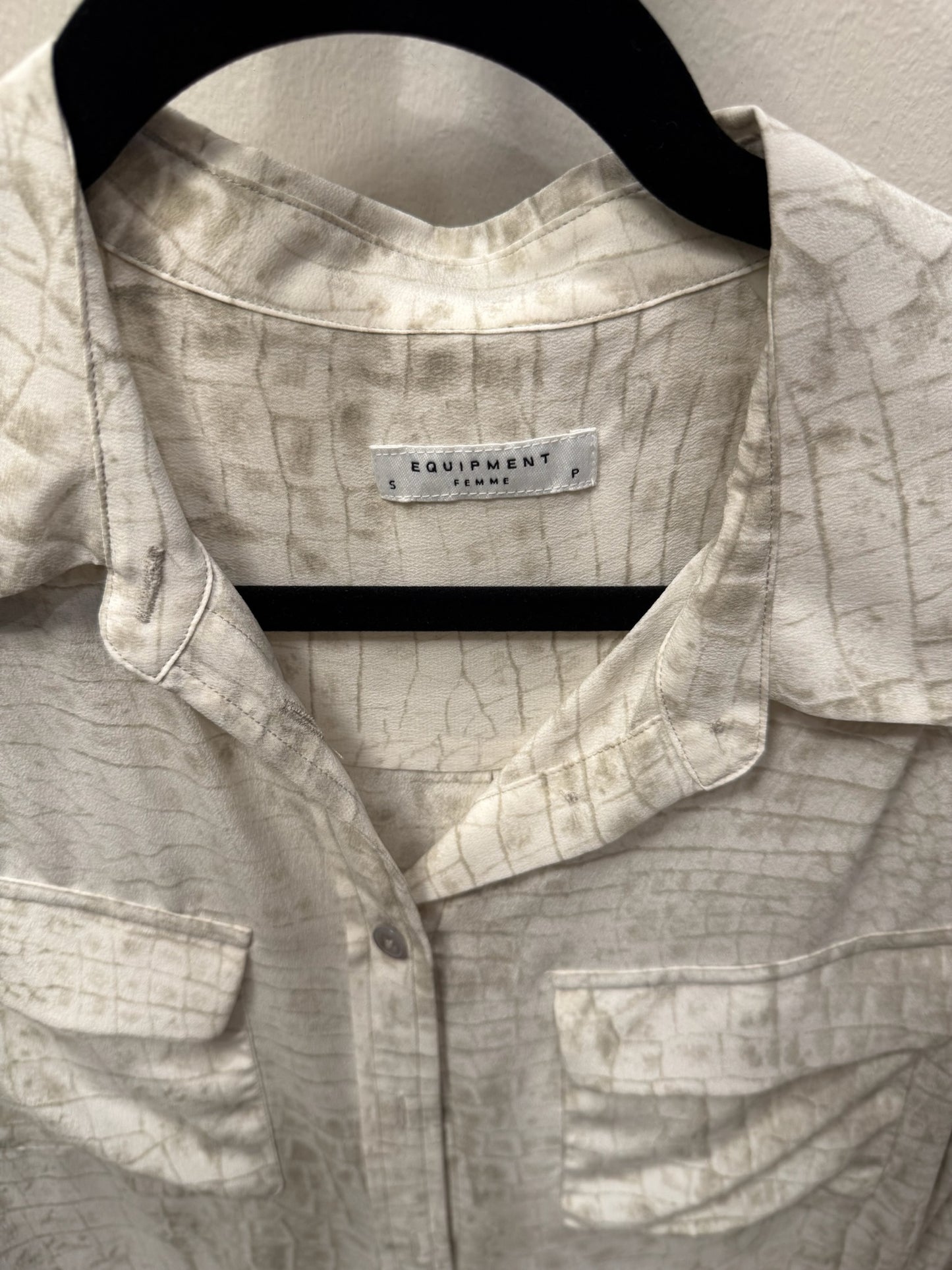 Equipment Button Down Shirt, Size S