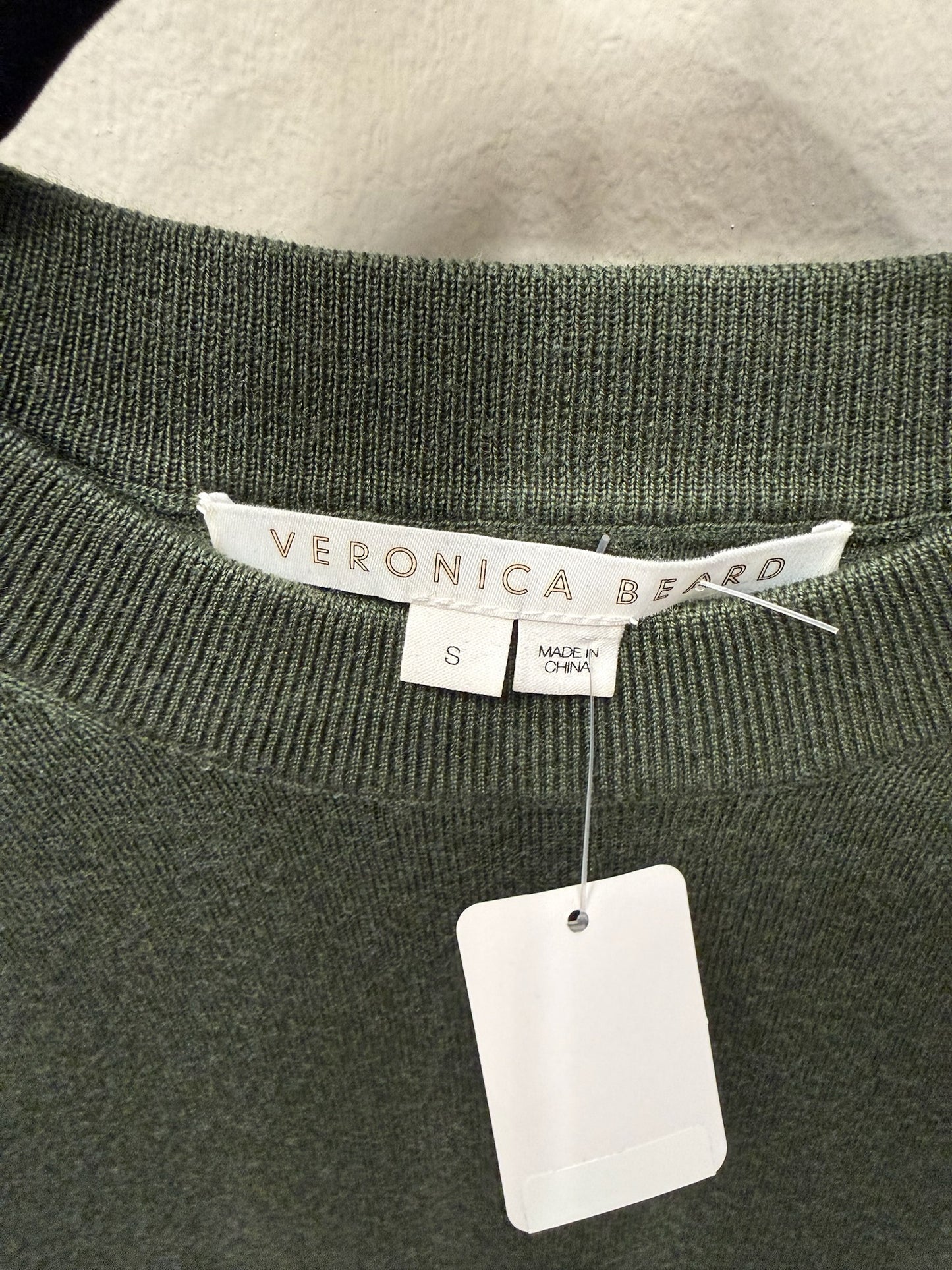Veronica Beard Wool and Silk Green Top, Size S