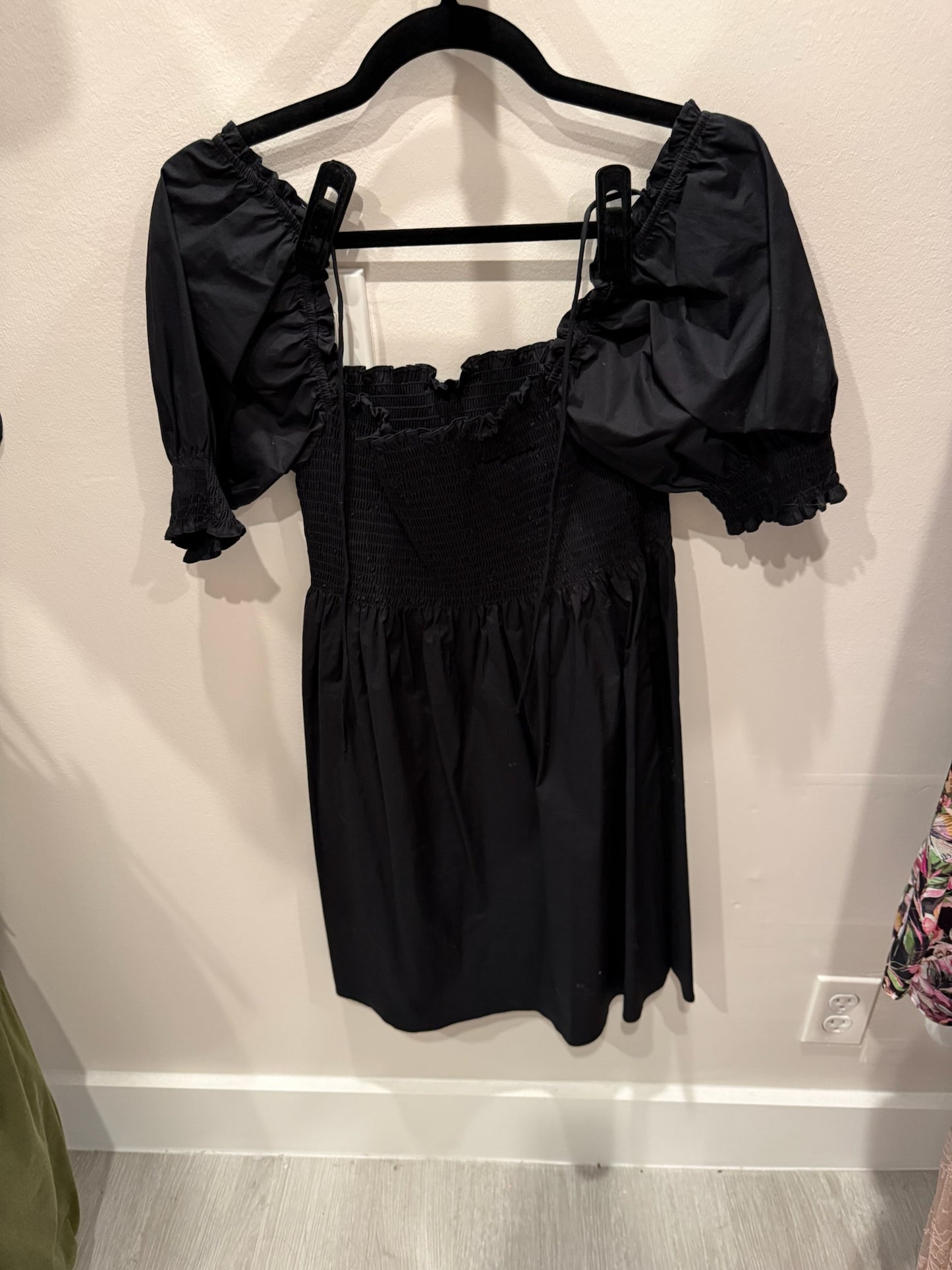 Hillhouse Black Nap Dress, Size XS