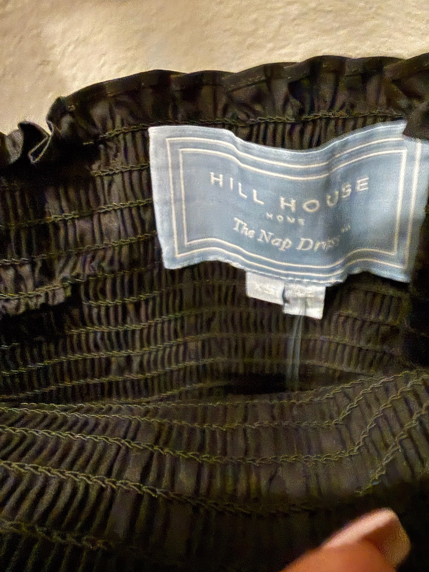 Hillhouse Black Nap Dress, Size XS