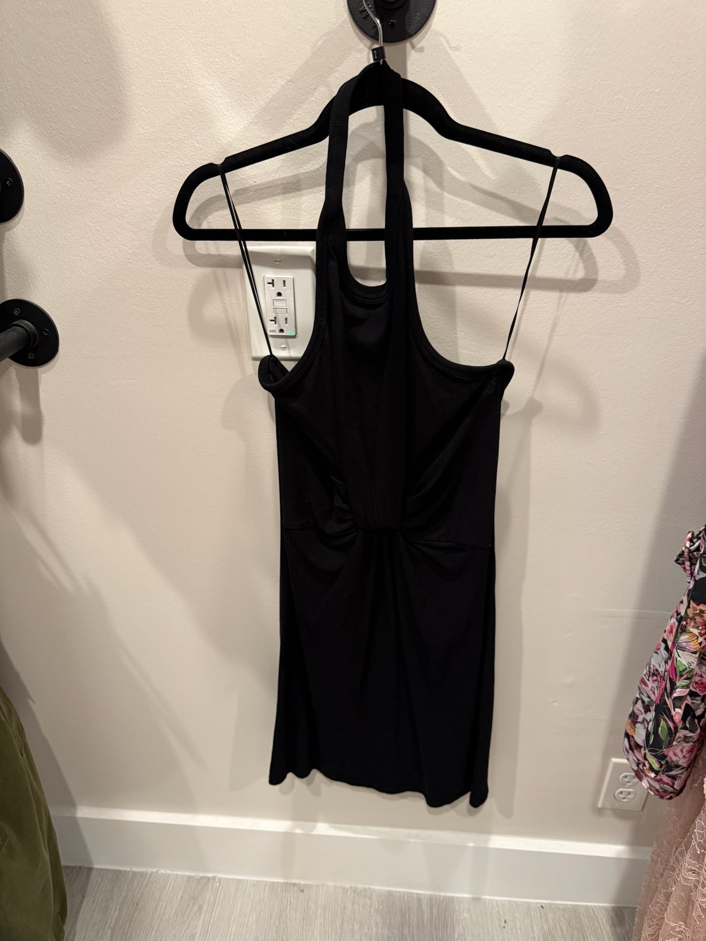 T Alexander Wang Black Halter Dress, Size S