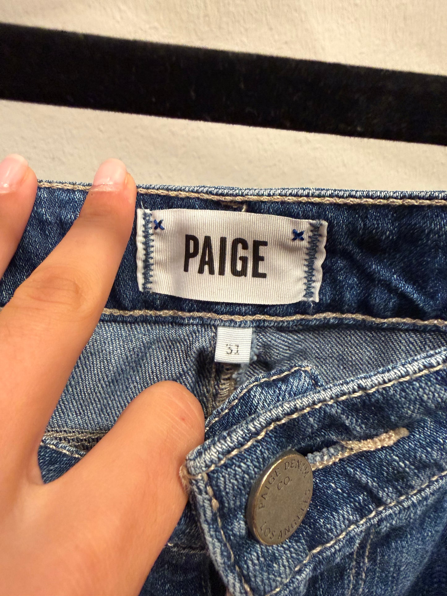 Paige Denim Shorts, Size 31