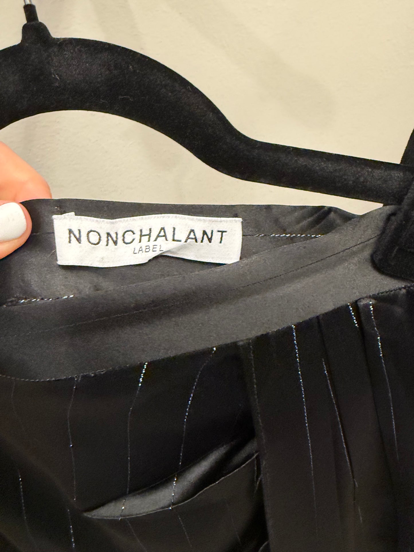 Nonchalant Label Top and Skirt Set, Size XS