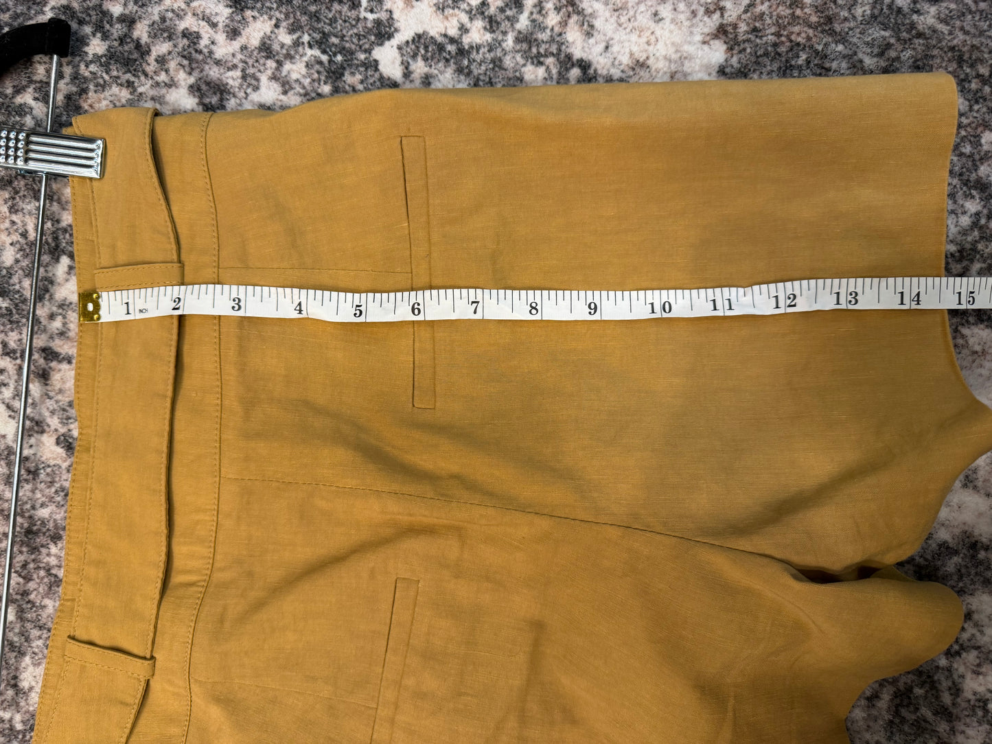 Veronica Beard Tan Vest and Short Set, Size 0/2