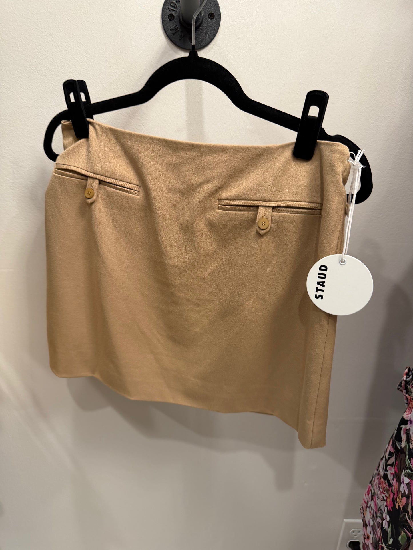 STAUD Brown Mini Skirt, NWT, Size 8