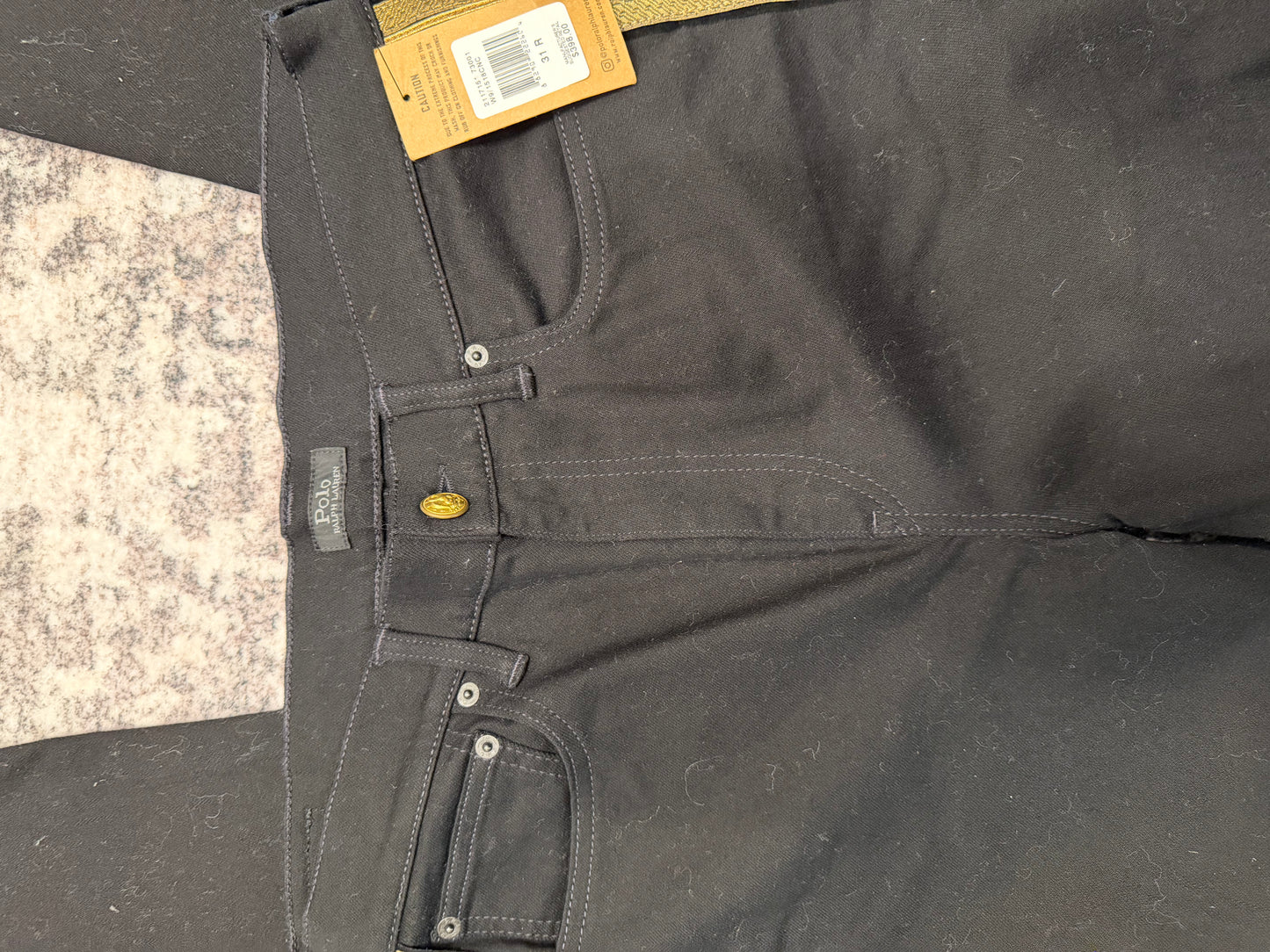 Ralph Lauren Black Jeans, Size 31, NWT