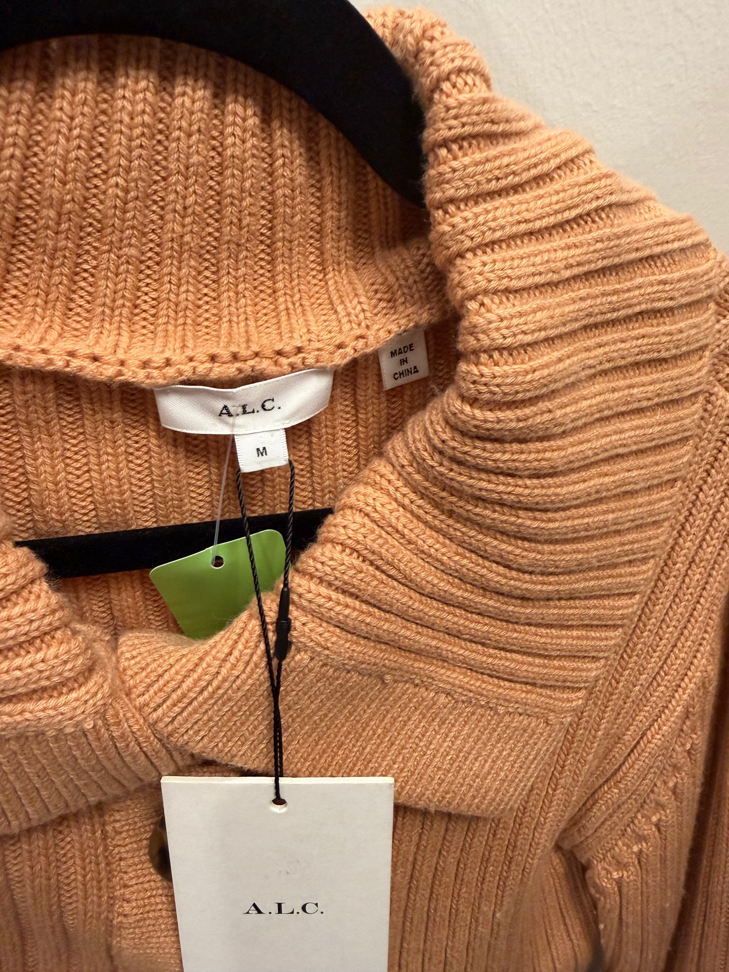 ALC Tinsley Cotton & Wool Crop Cardigan, NWT, Size M