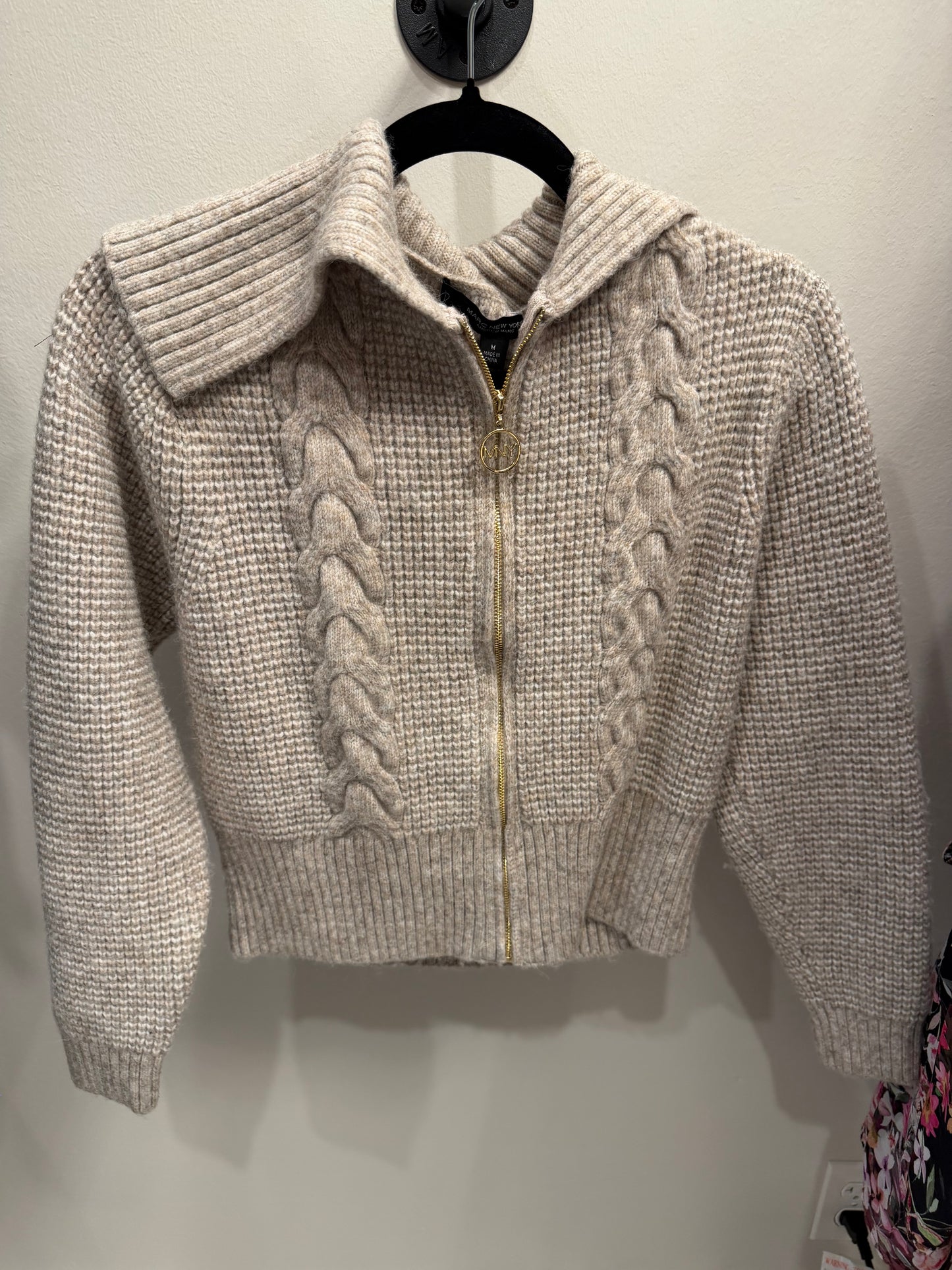 Marc New York Zip Sweater, Size M, NWT