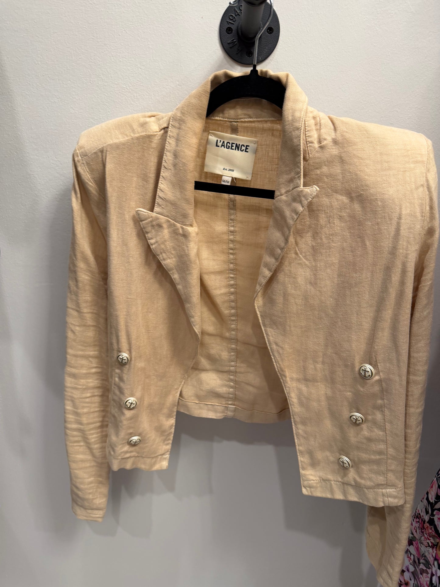 L’AGENCE Tan Blazer, Size M