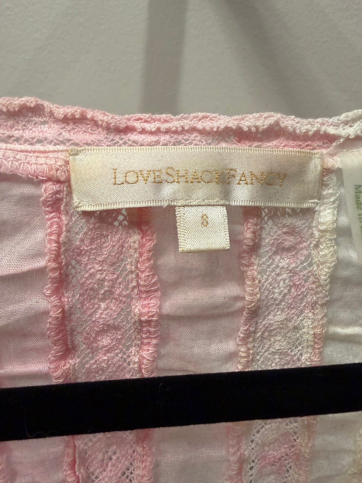 LoveShackFancy Pastel Tie Dye Dress, Size S