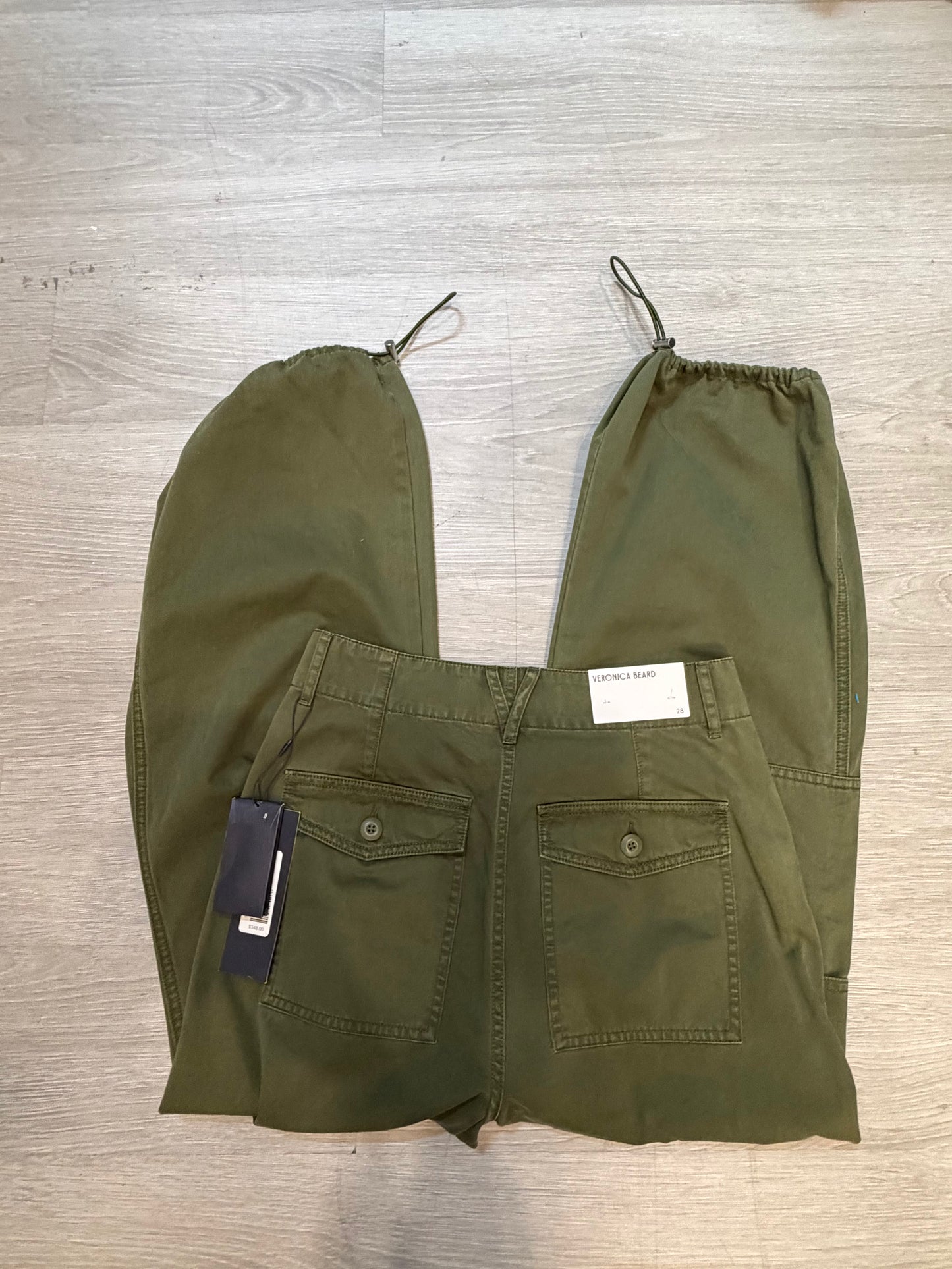 Veronica Beard Army Green Cargo Pants, NWT, Size 28