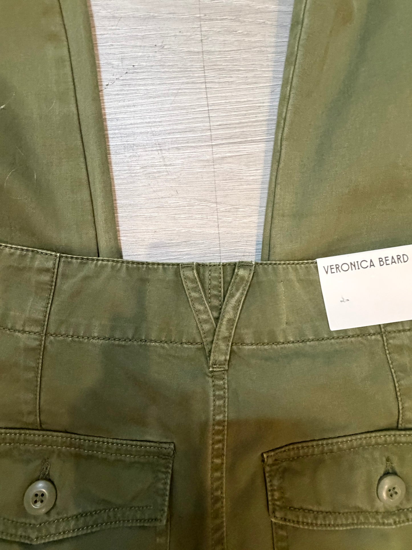 Veronica Beard Army Green Cargo Pants, NWT, Size 28