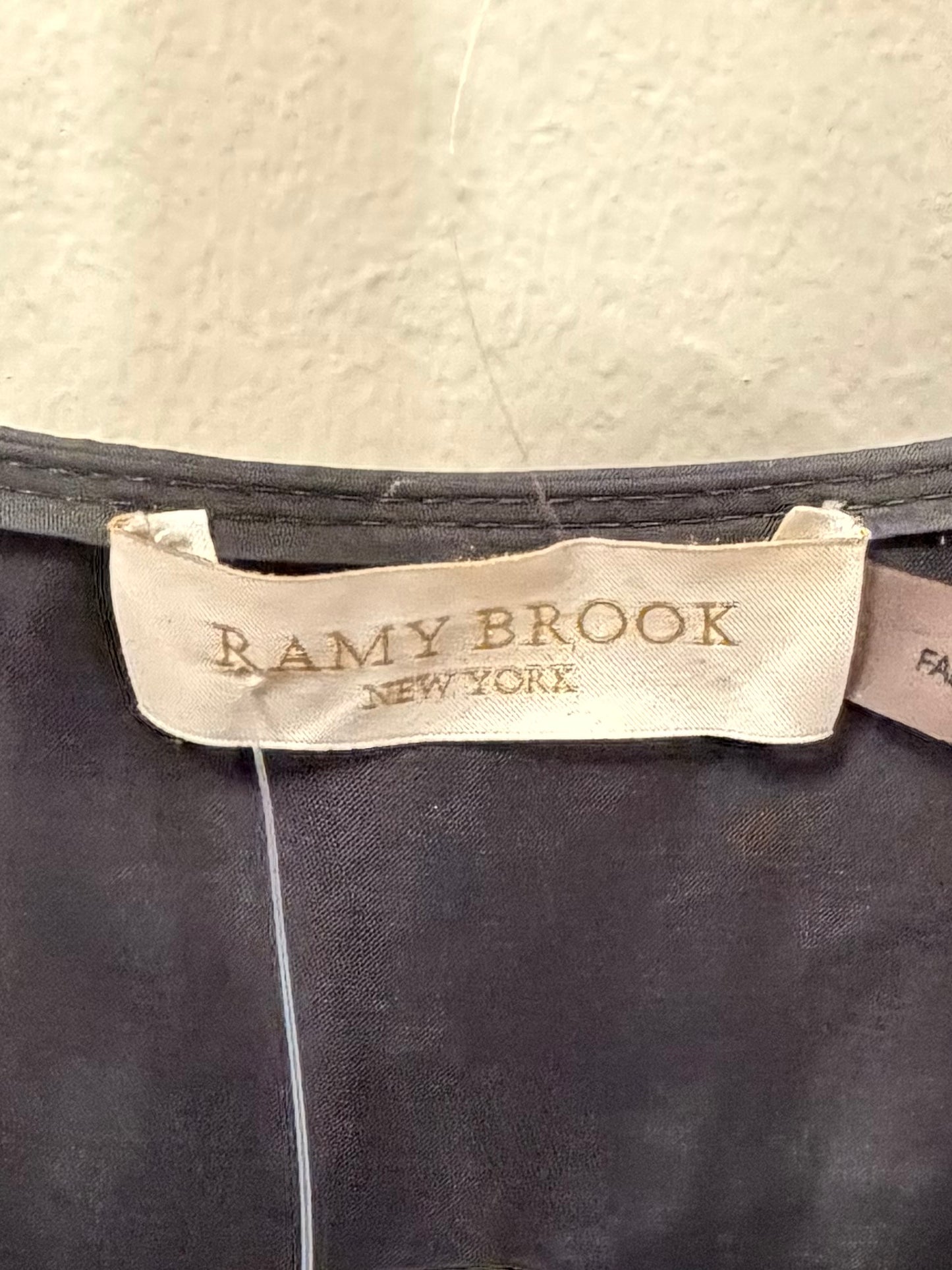 Ramy Brook Black Silk Top, Size XS