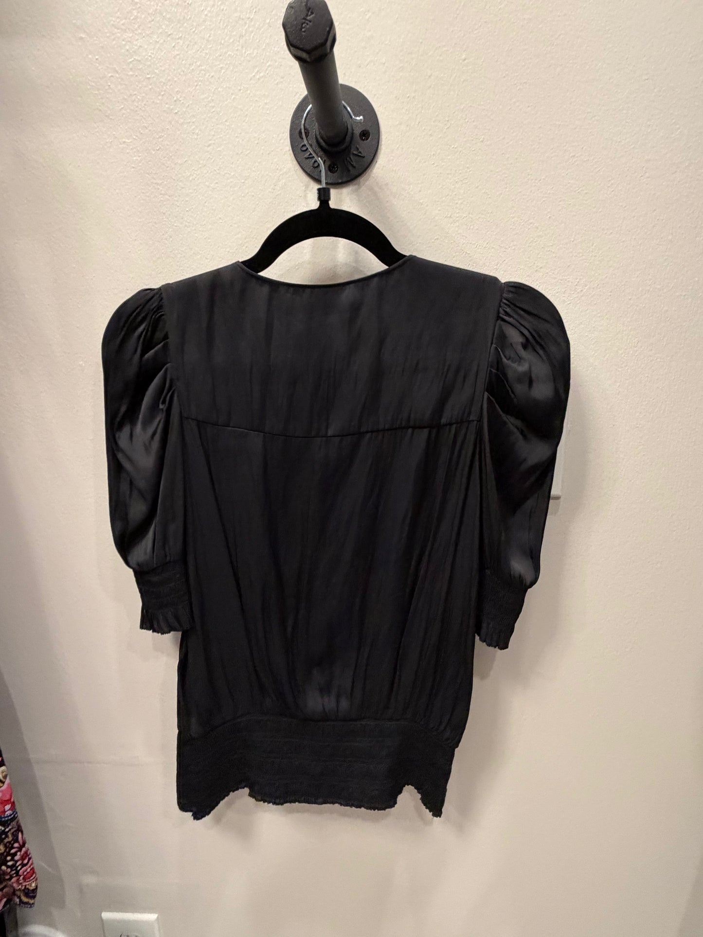 Ramy Brook Black Silk Top, Size XS