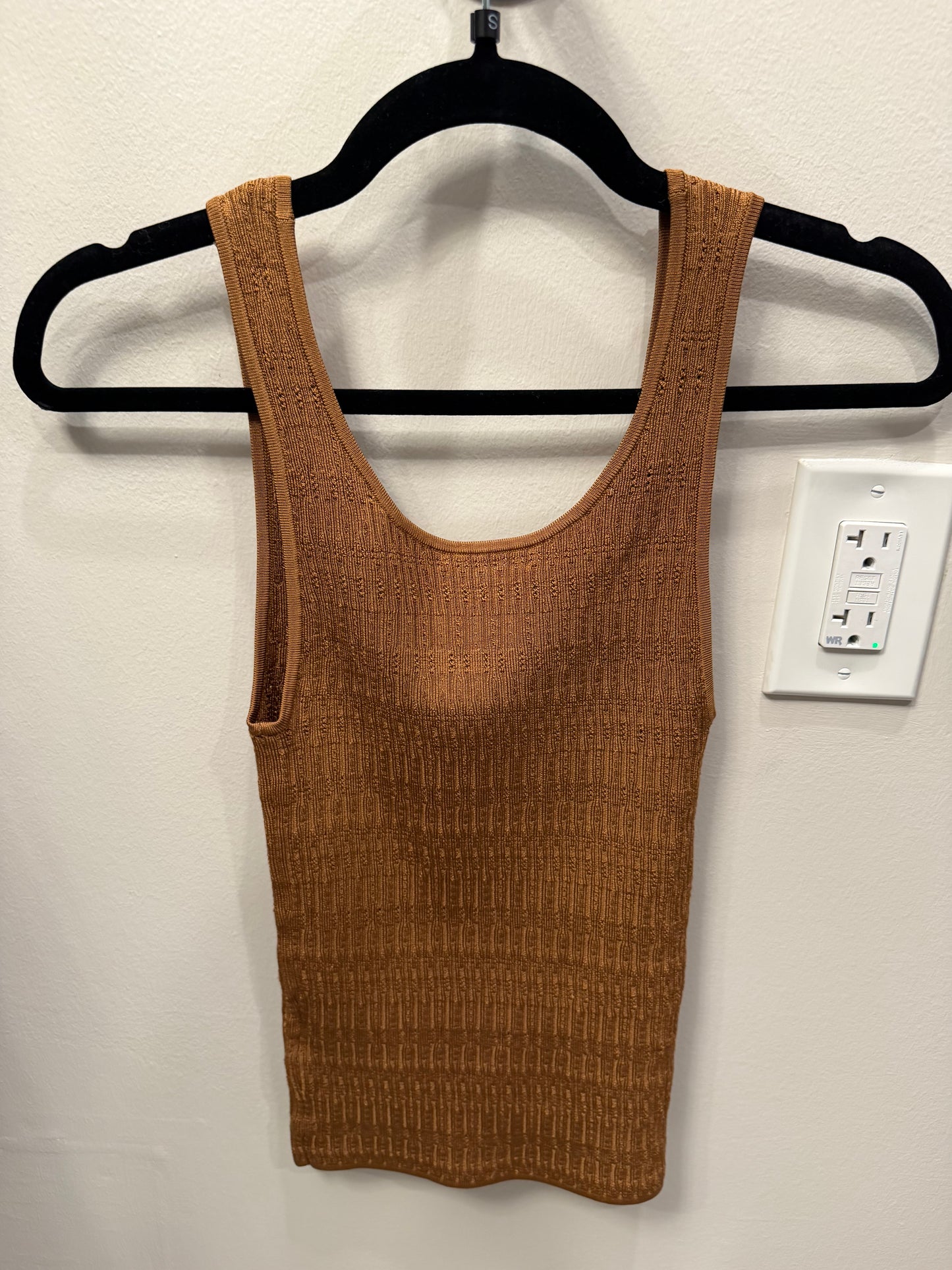 Veronica Beard Gold/Brown Sleeveless, Size XS