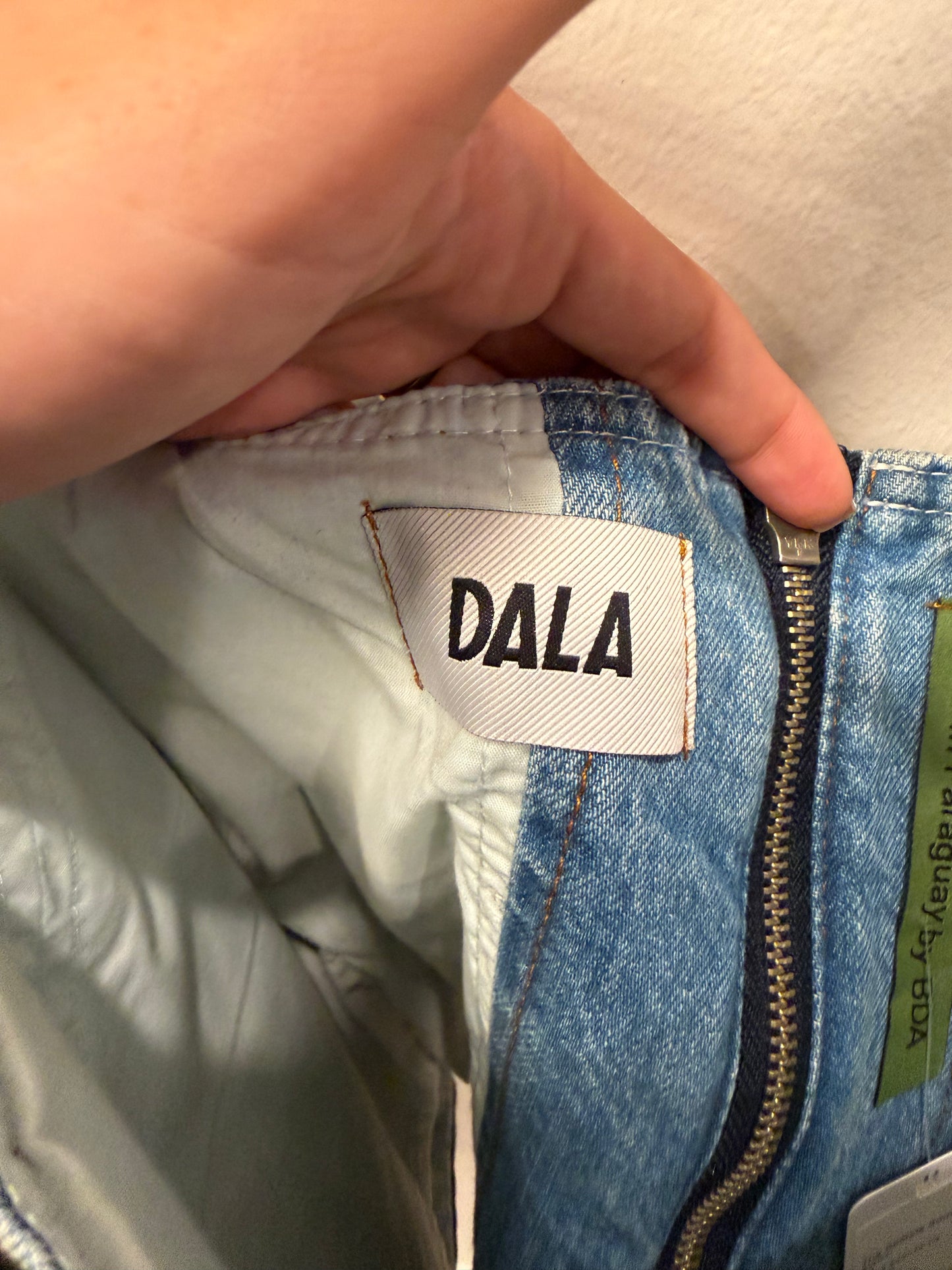DALA Denim Zip Top, NWT, Size S