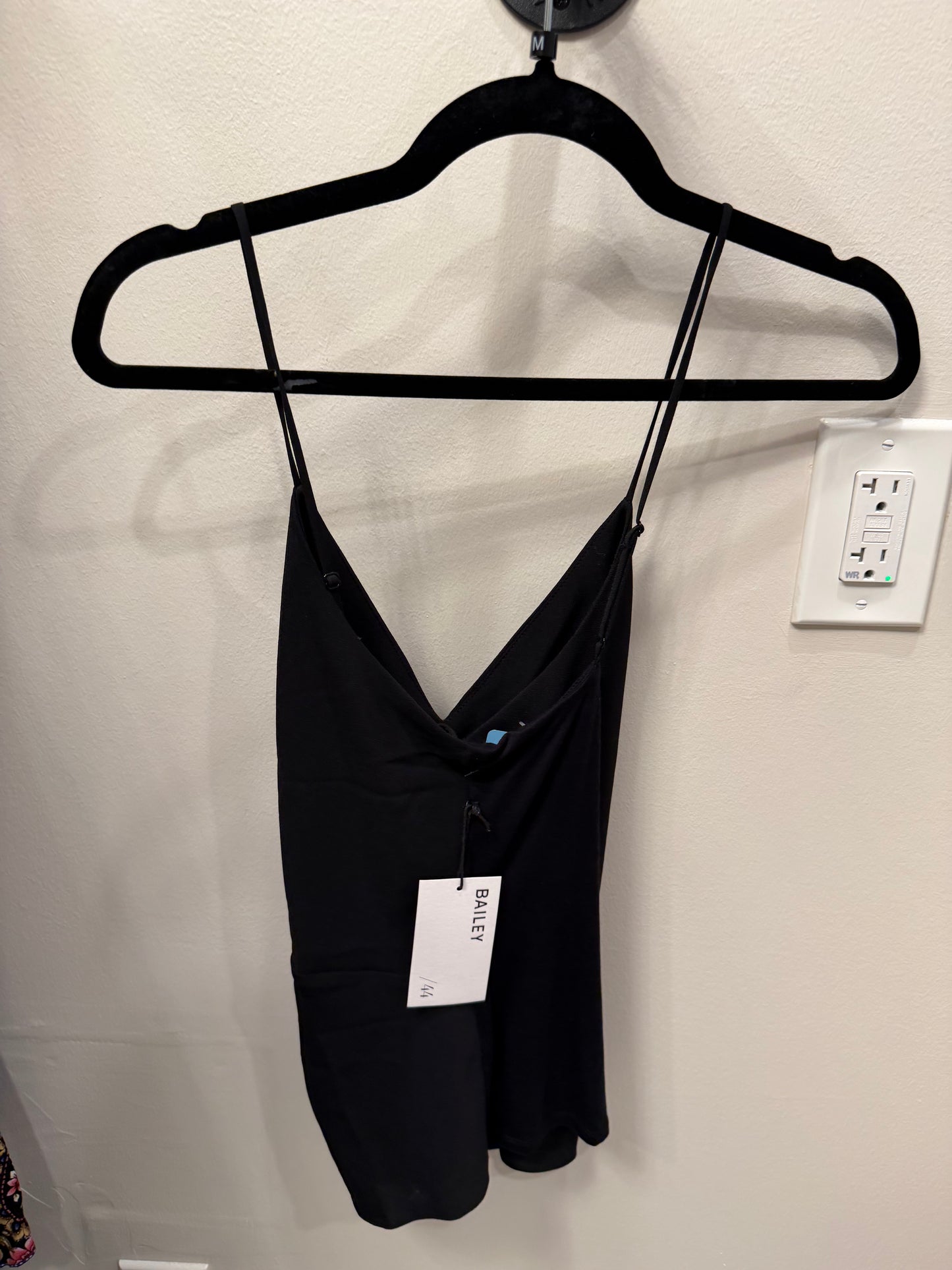 Bailey 44 Black Camisole, Size M, NWT