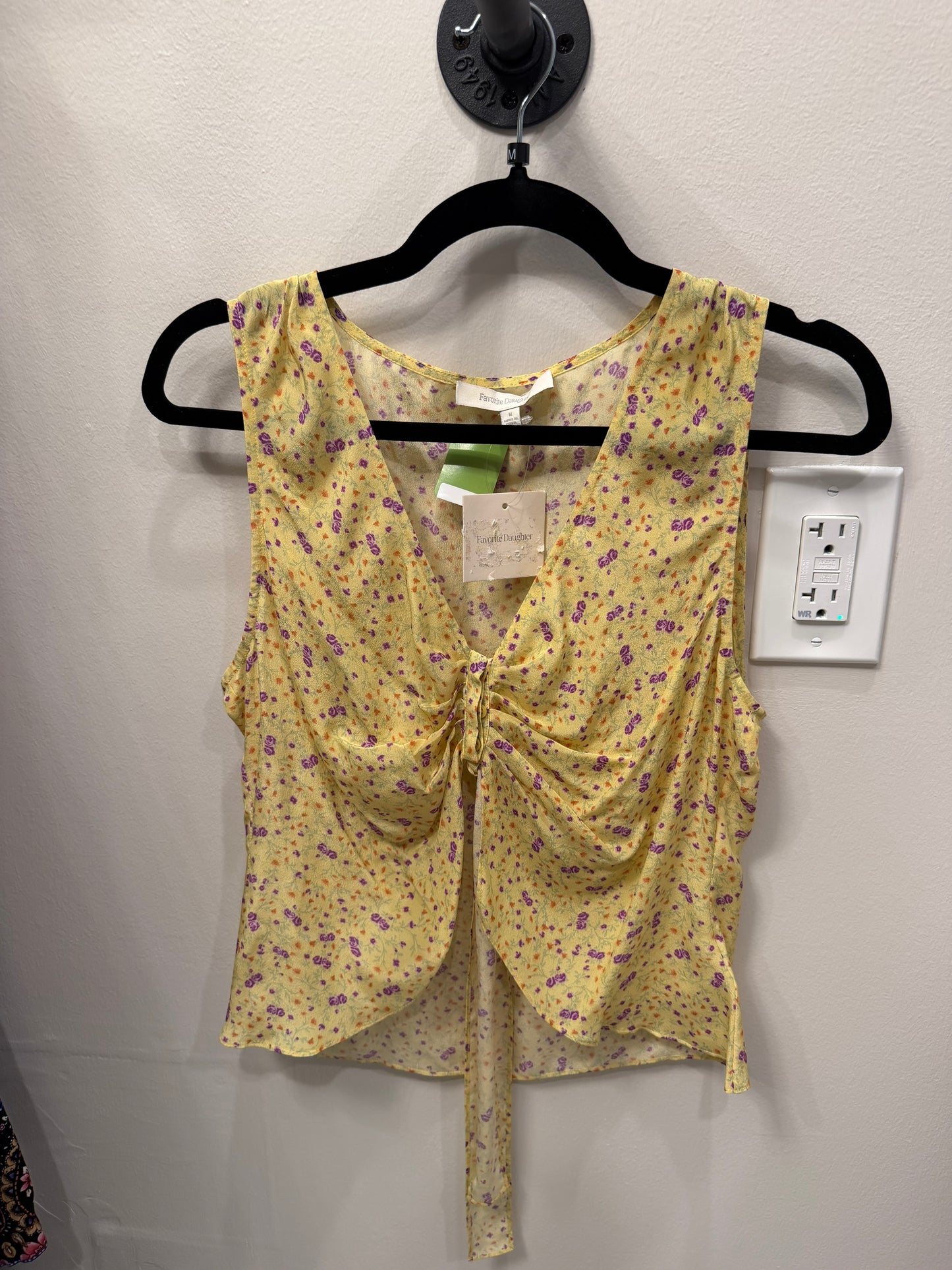 Favorite Daughter Tie Front Blouse, NWT, Size M