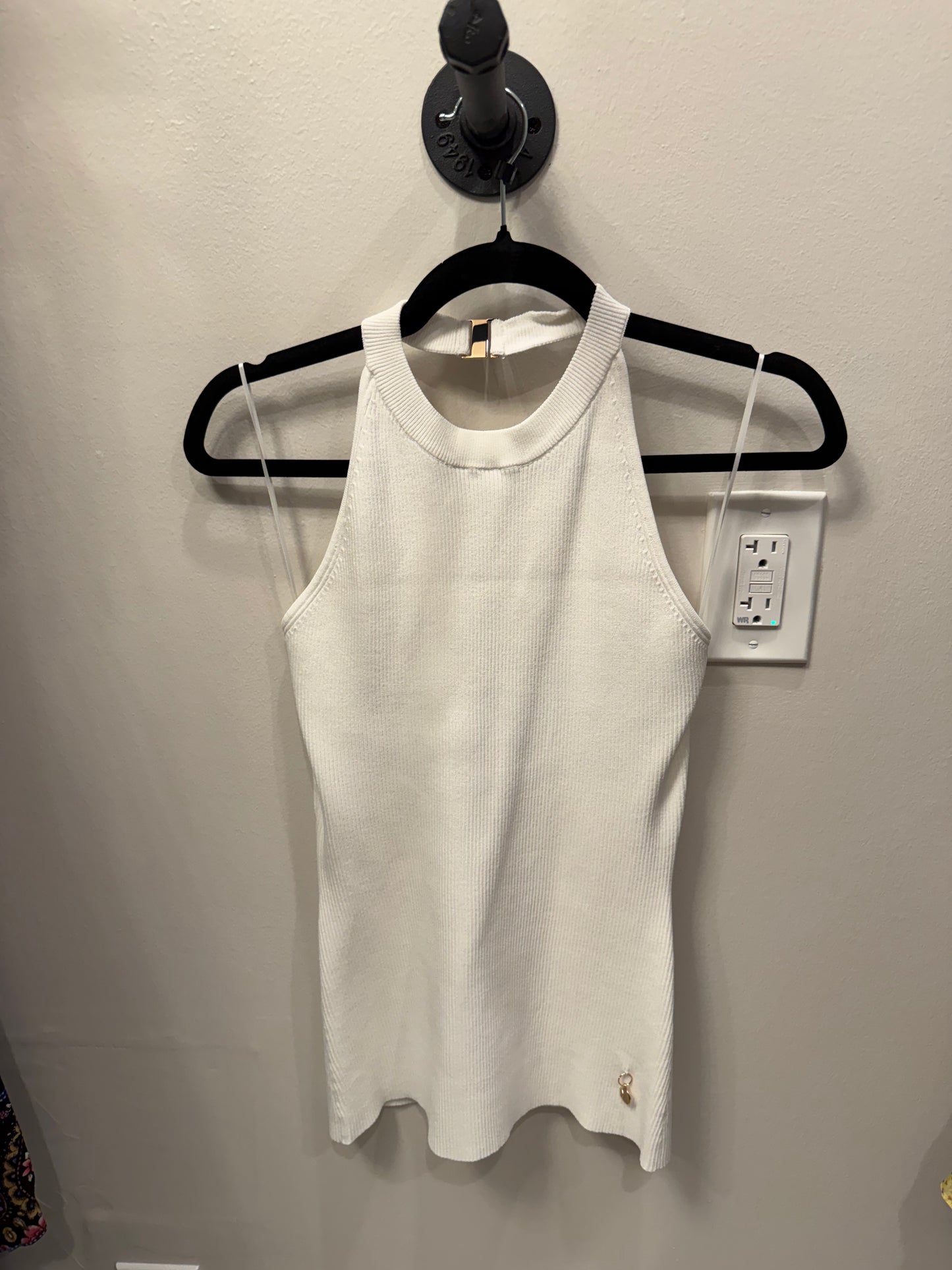 Milly White Halter, Size M