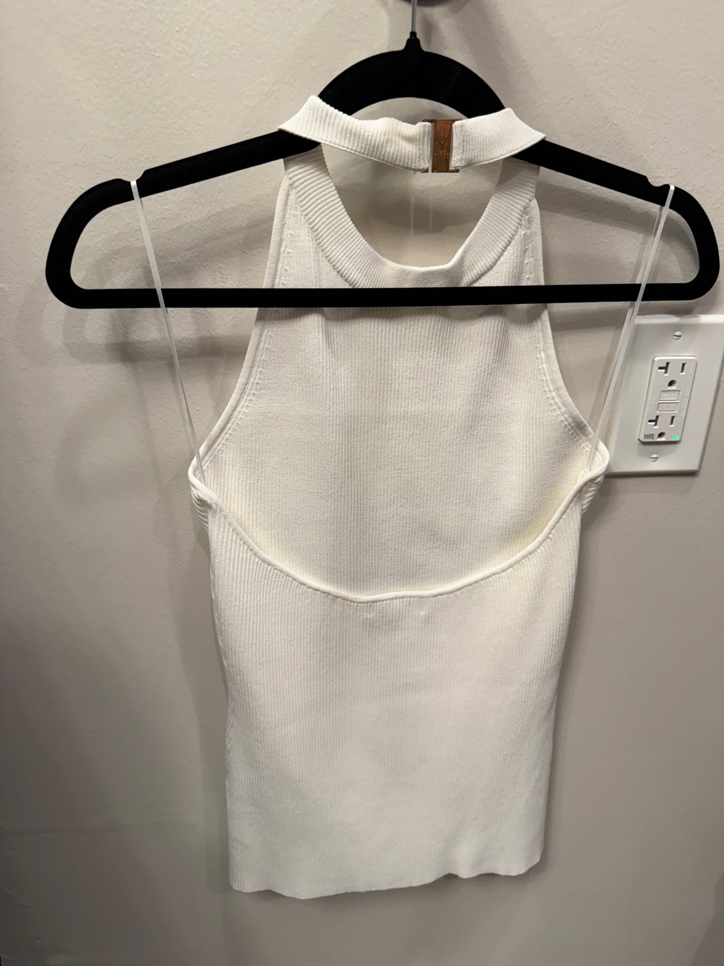 Milly White Halter, Size M